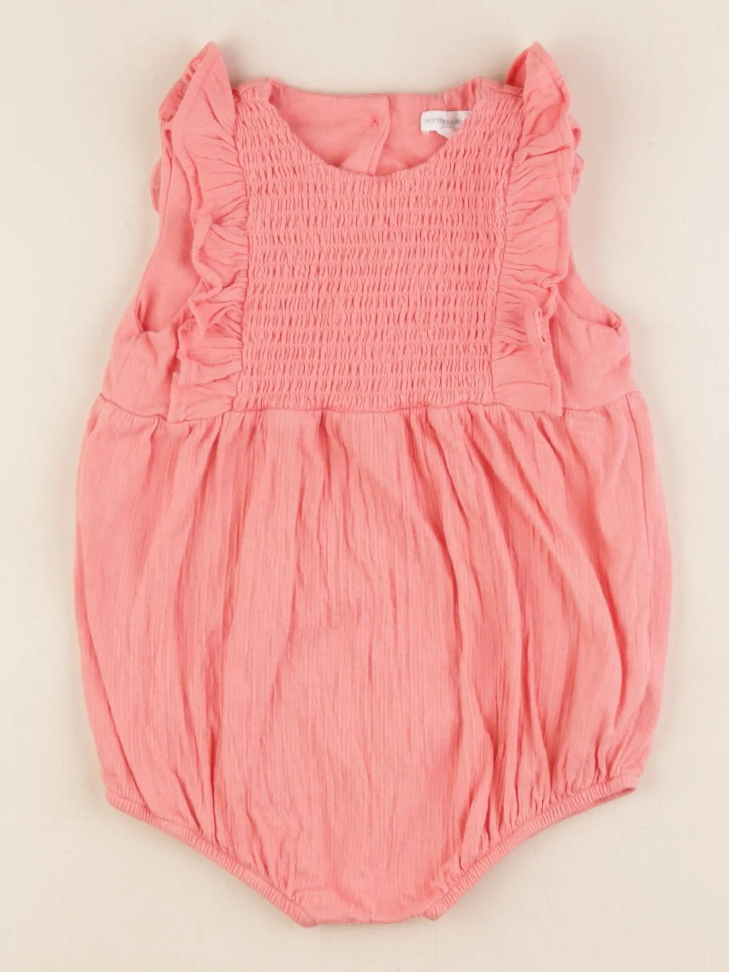 Vertbaudet - combinaison doublé rose - 24 mois