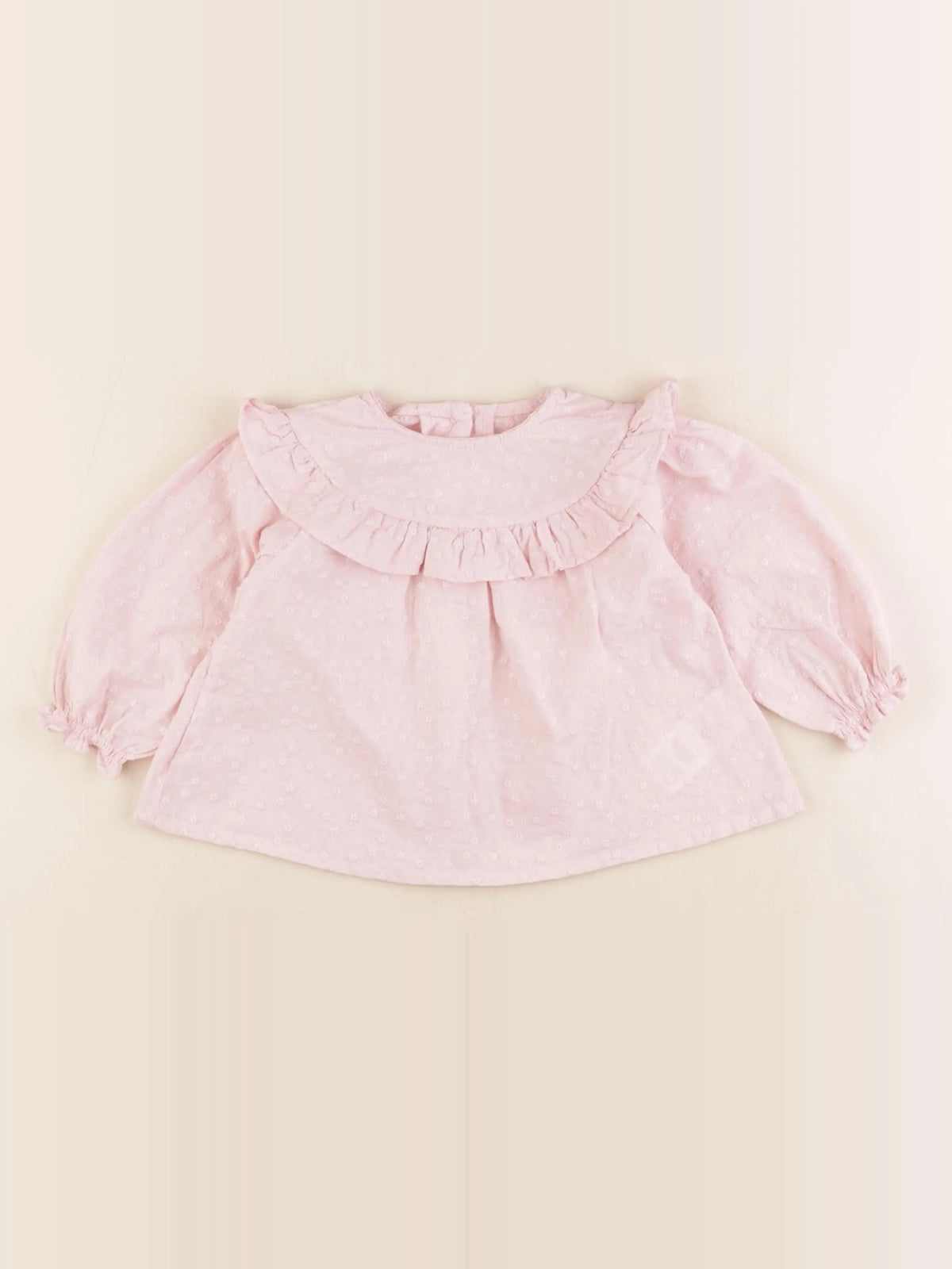 Vertbaudet - blouse rose - 12 mois