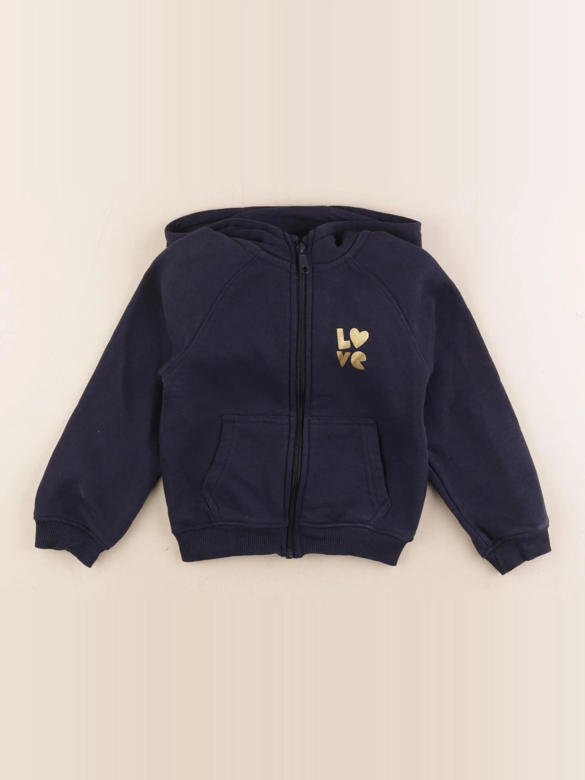Vertbaudet - sweat bleu - 6 ans