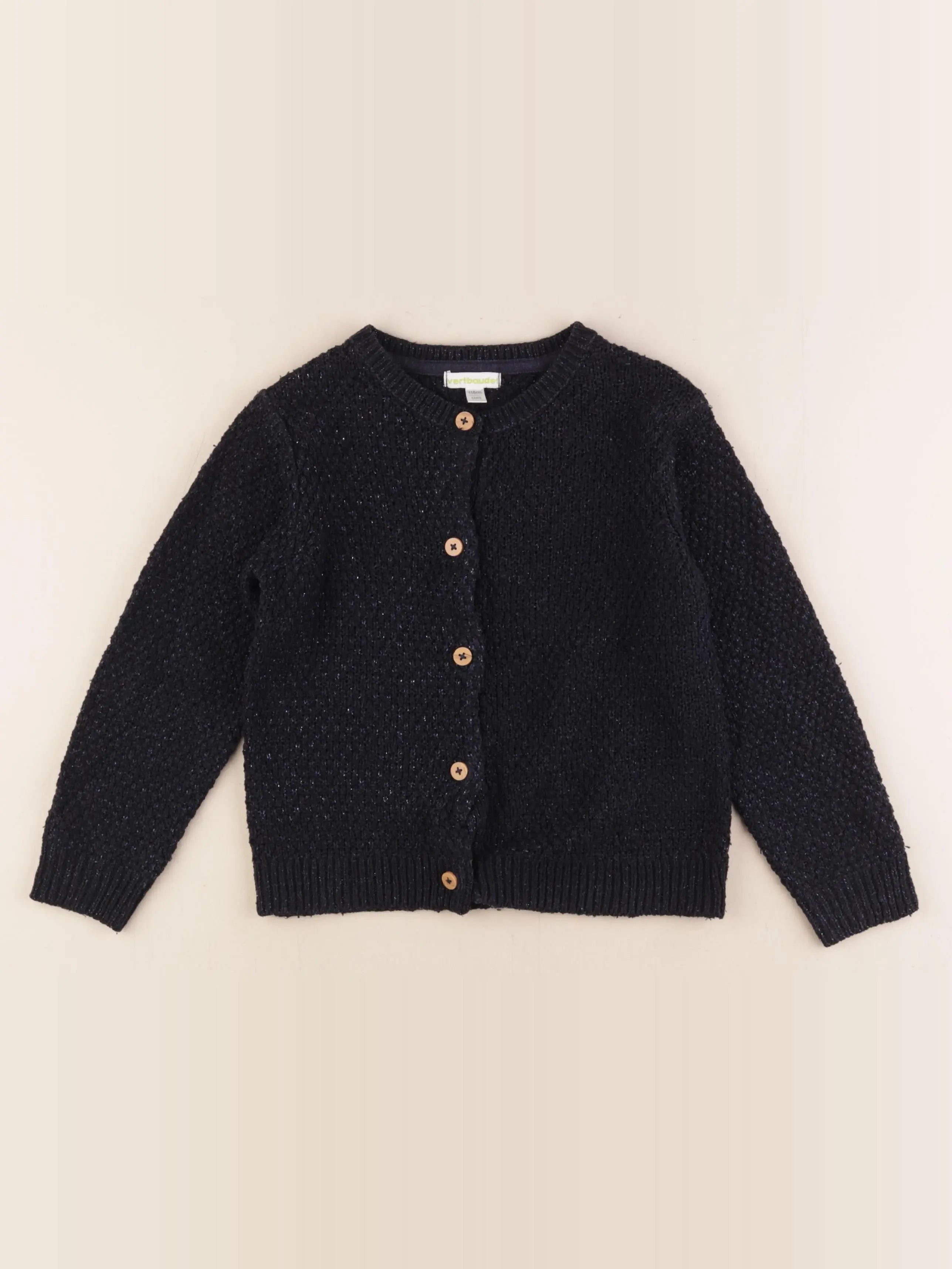 Vertbaudet - gilet bleu - 6 ans