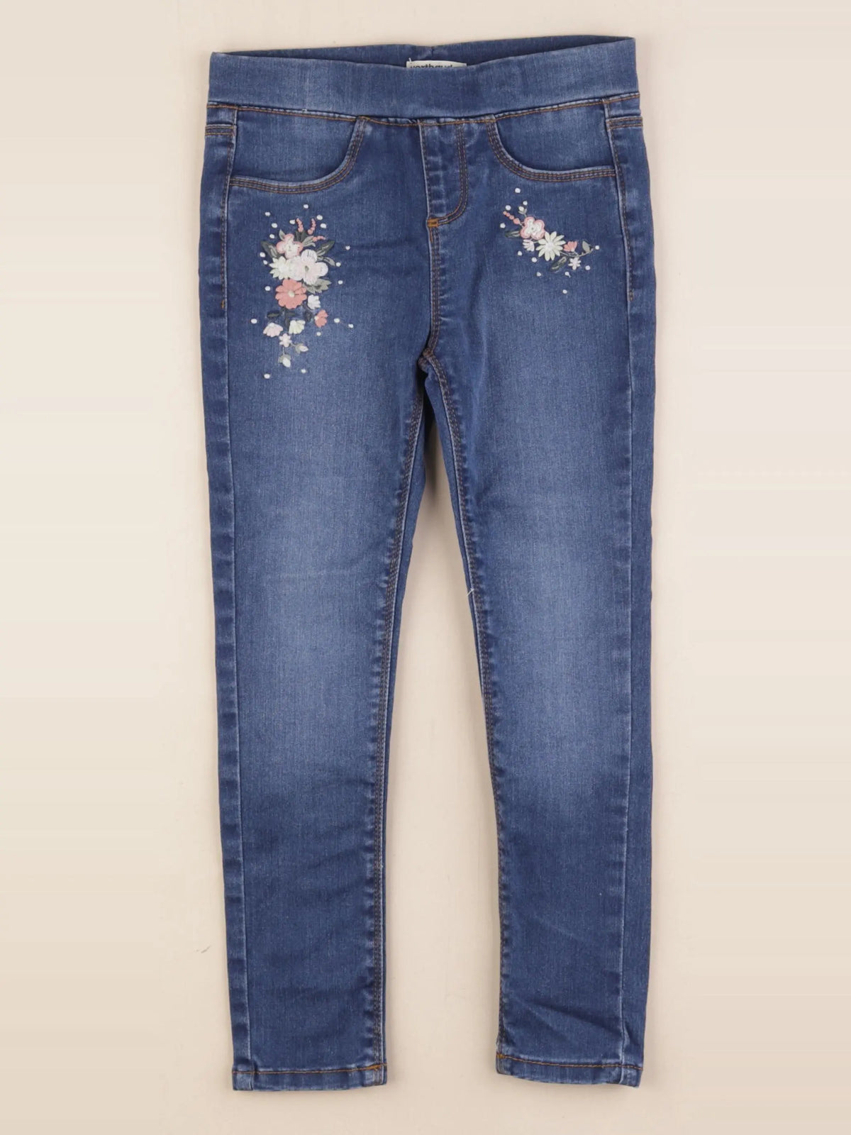 Vertbaudet - jegging bleu - 6 ans