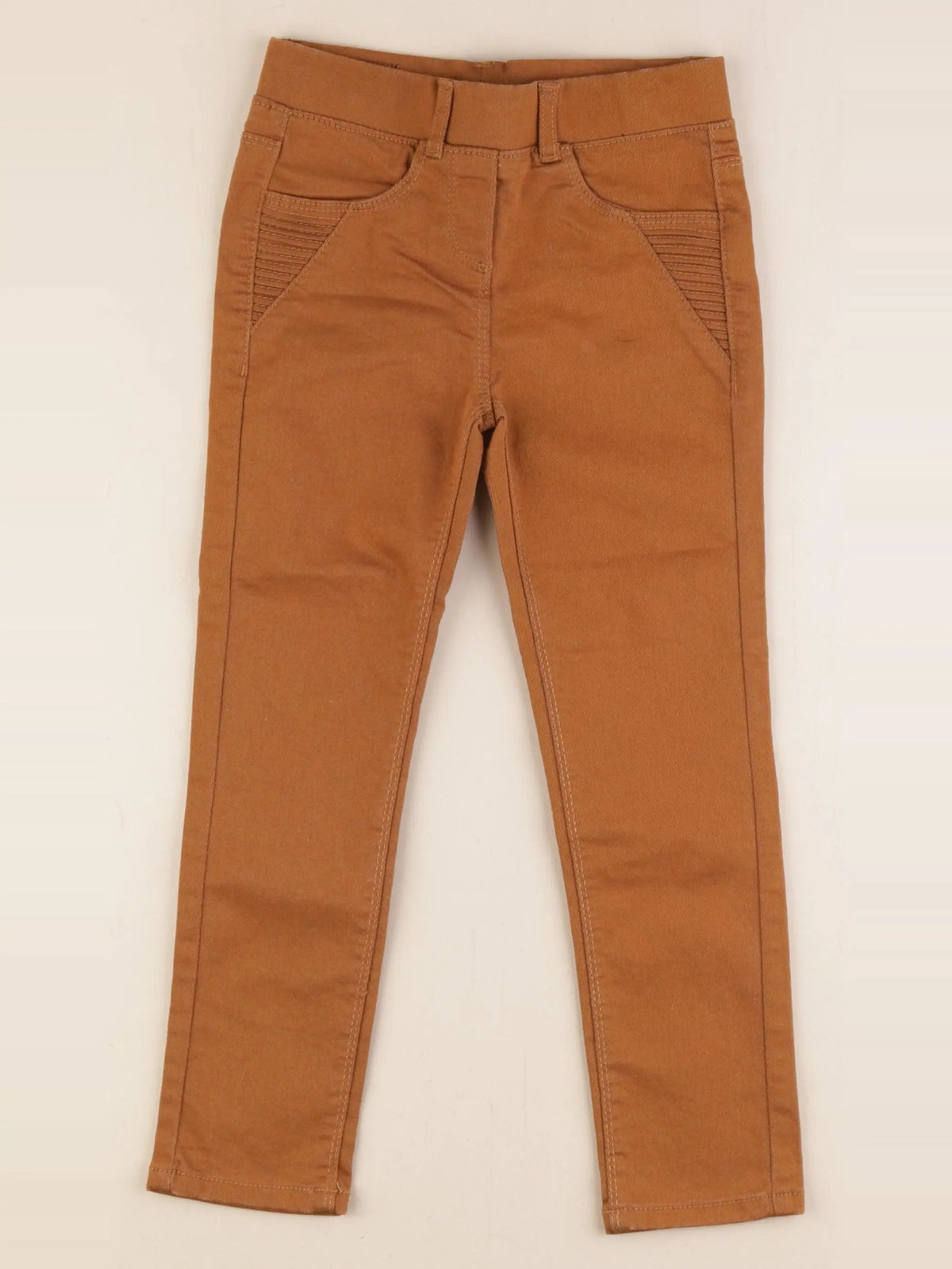 Vertbaudet - jegging marron - 6 ans