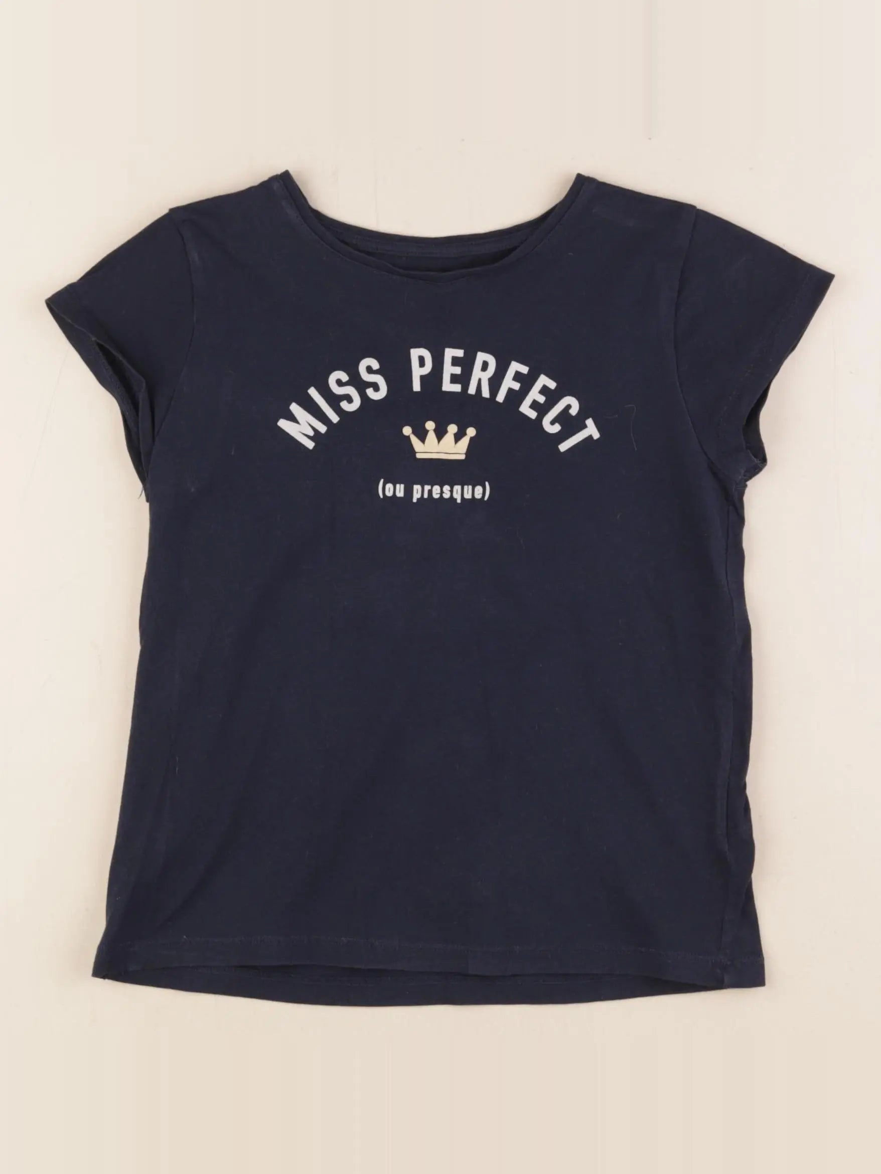 Vertbaudet - tee-shirt bleu - 6 ans