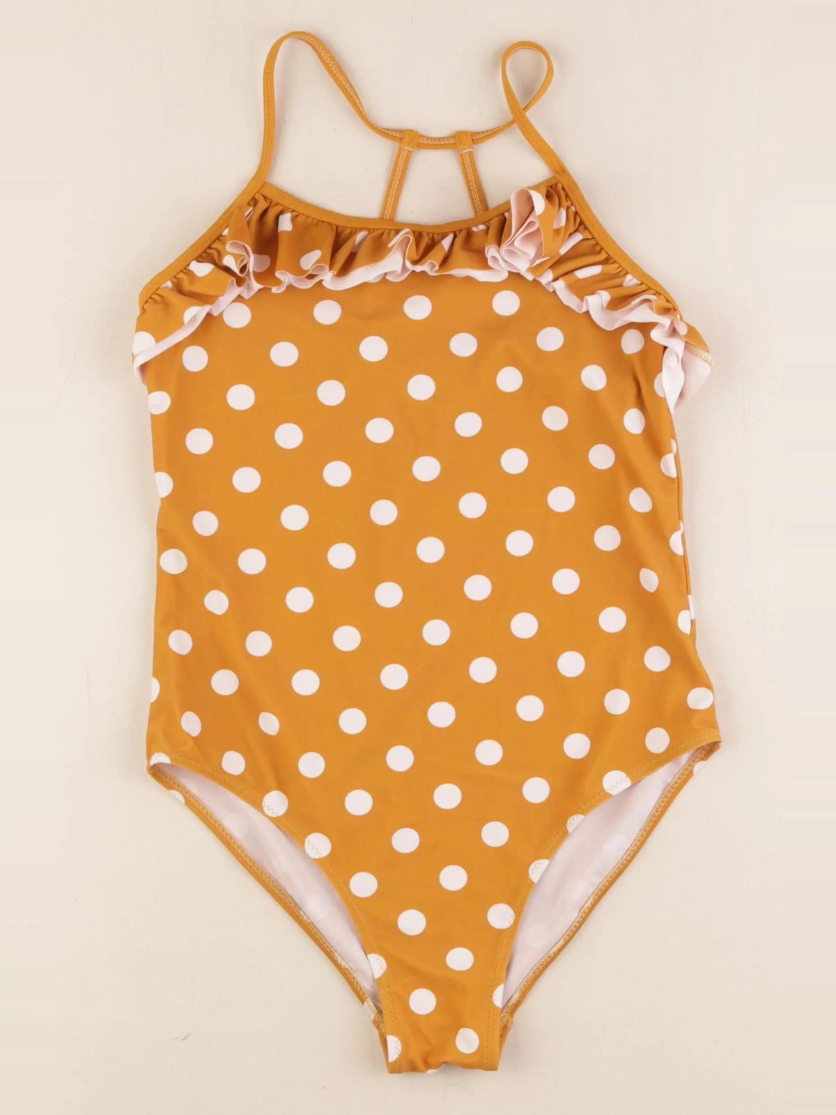 Vertbaudet - maillot de bain marron - 14 ans