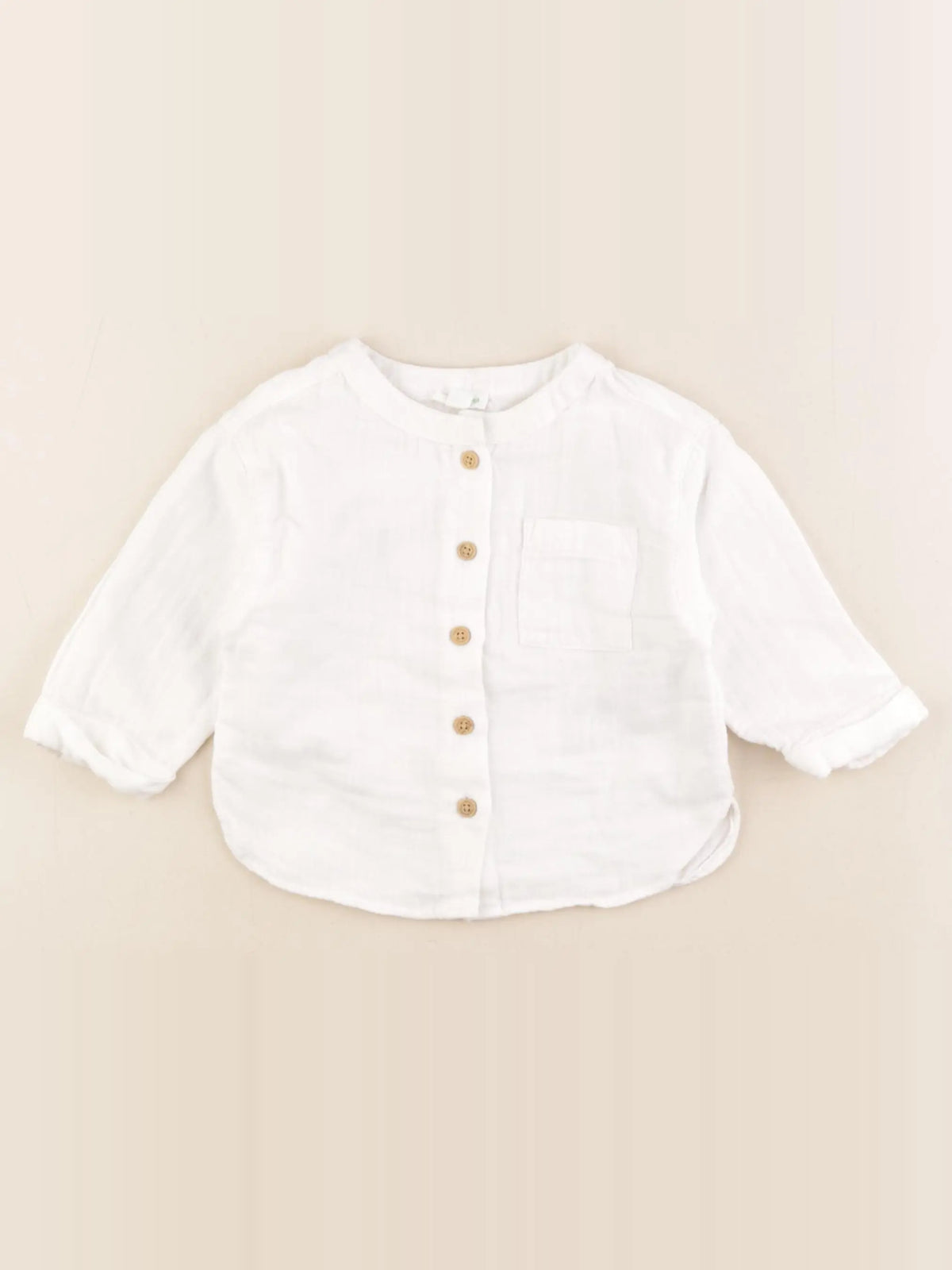 Vertbaudet - chemise blanc - 12 mois