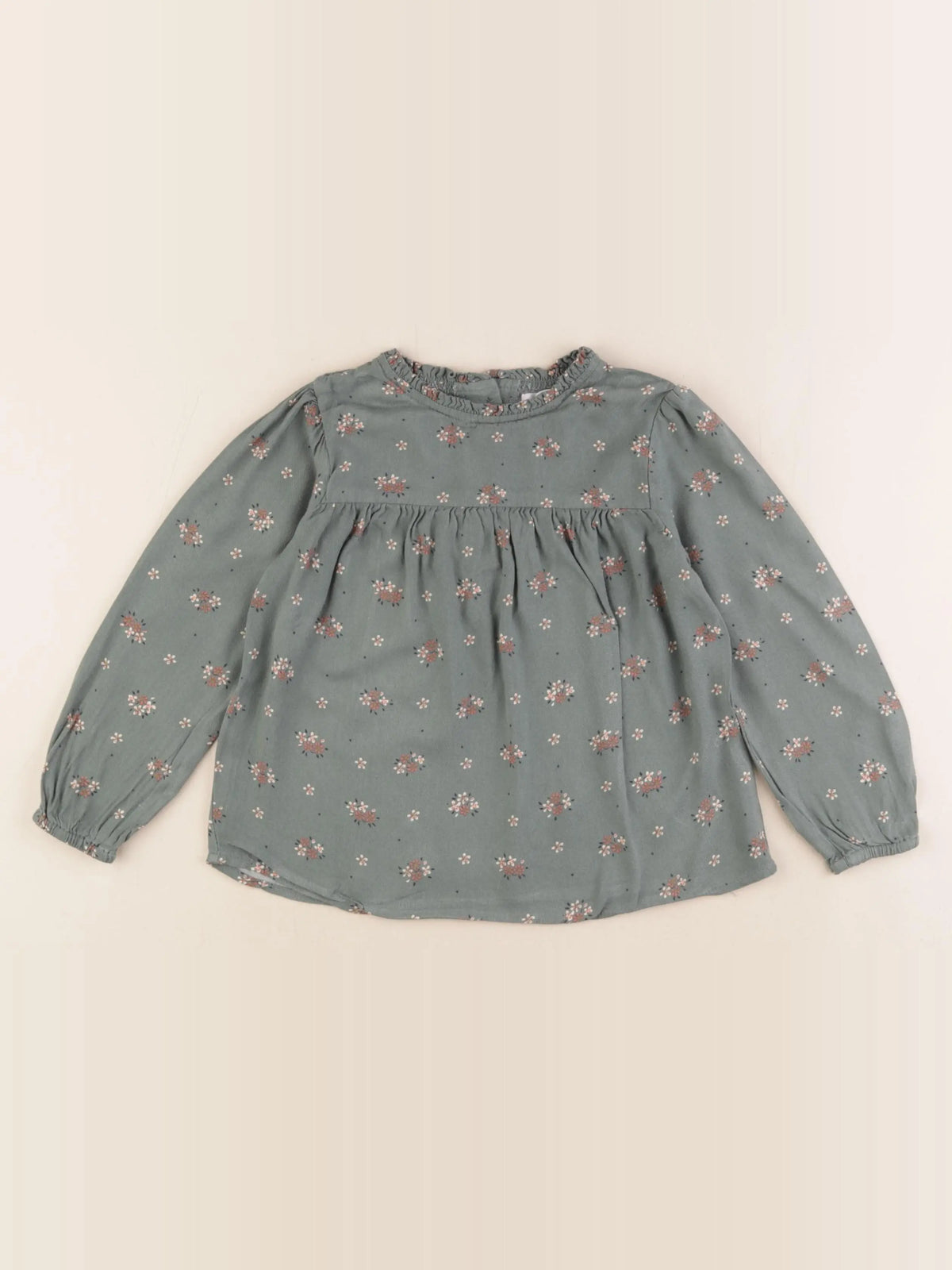 Vertbaudet - blouse vert - 4 ans