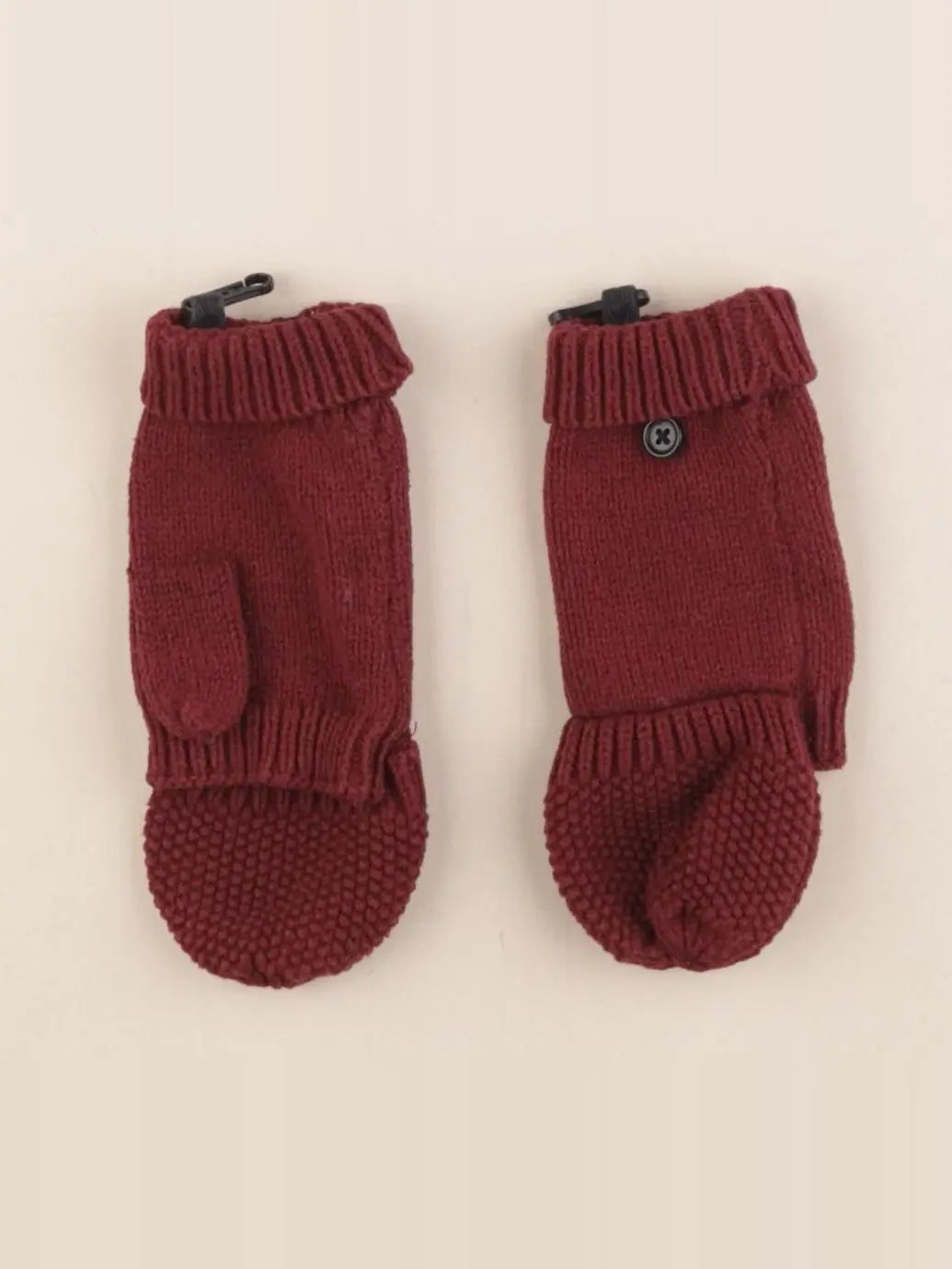 Vertbaudet - gants rouge - 8/10 ans