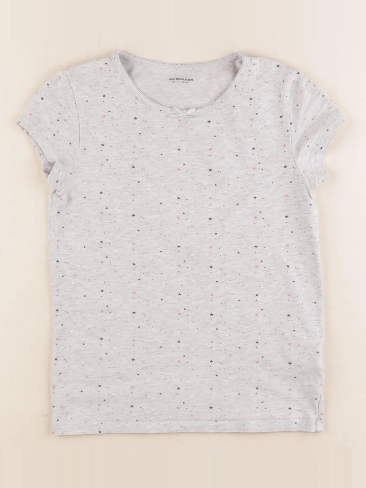Vertbaudet - maillot de corps gris - 10 ans