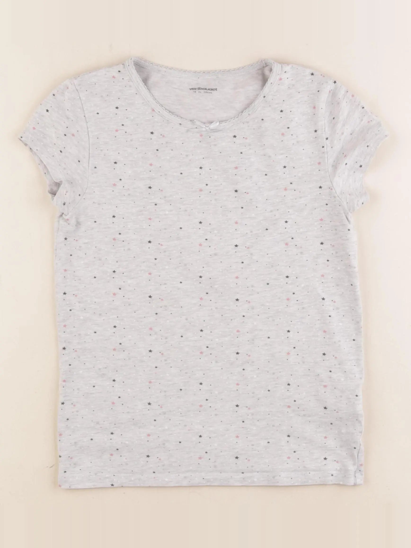 Vertbaudet - maillot de corps gris - 10 ans