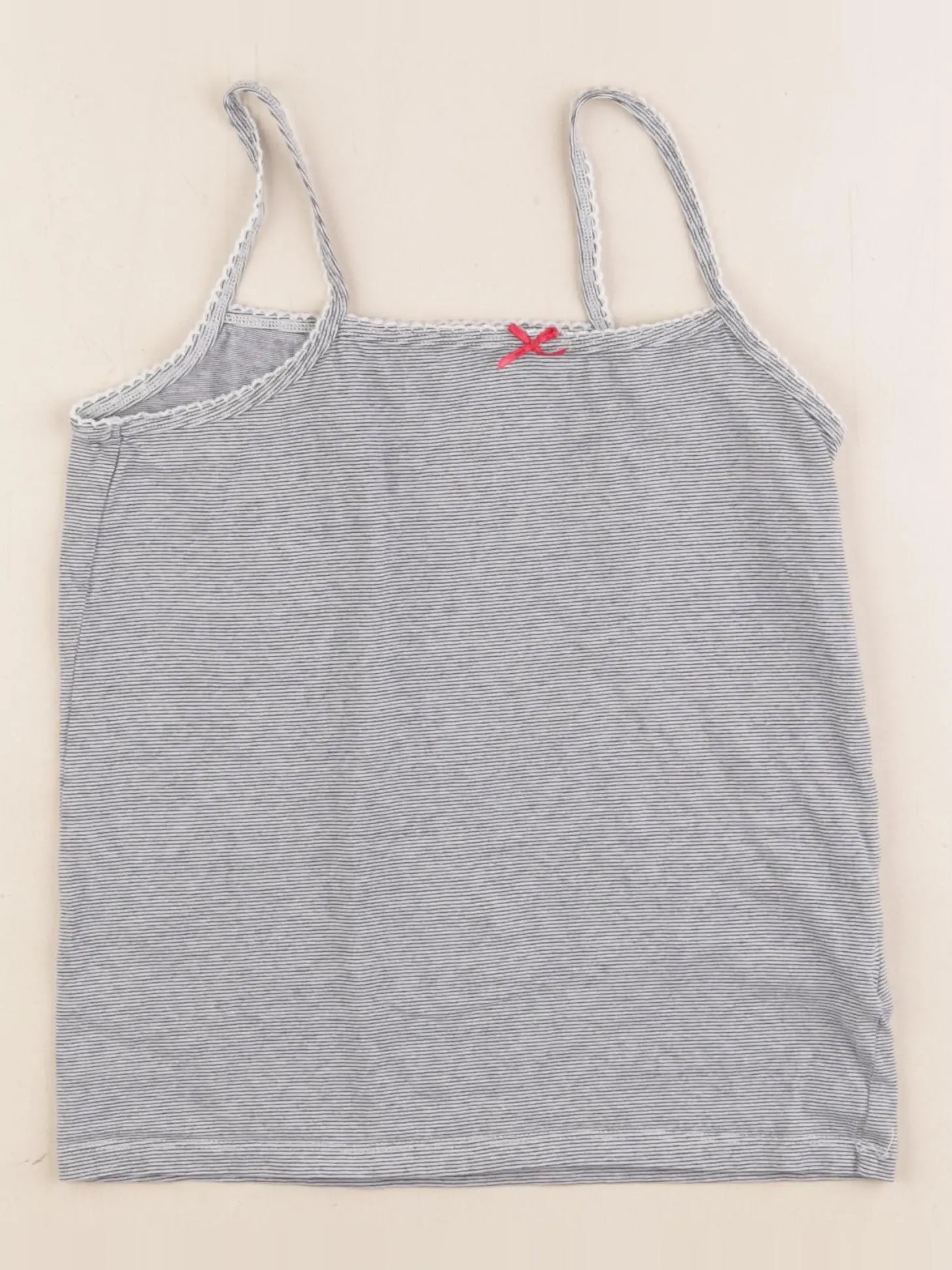 Vertbaudet - maillot de corps gris - 10 ans
