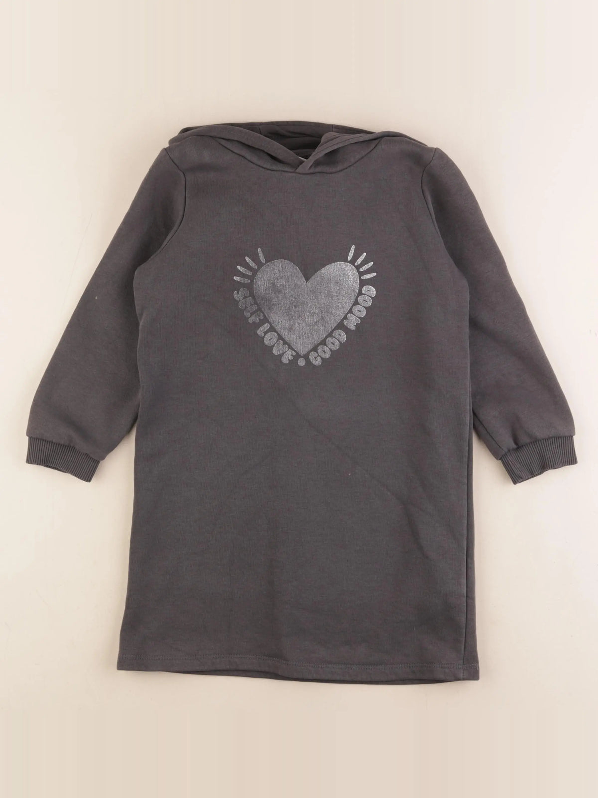 Vertbaudet - robe gris - 6 ans