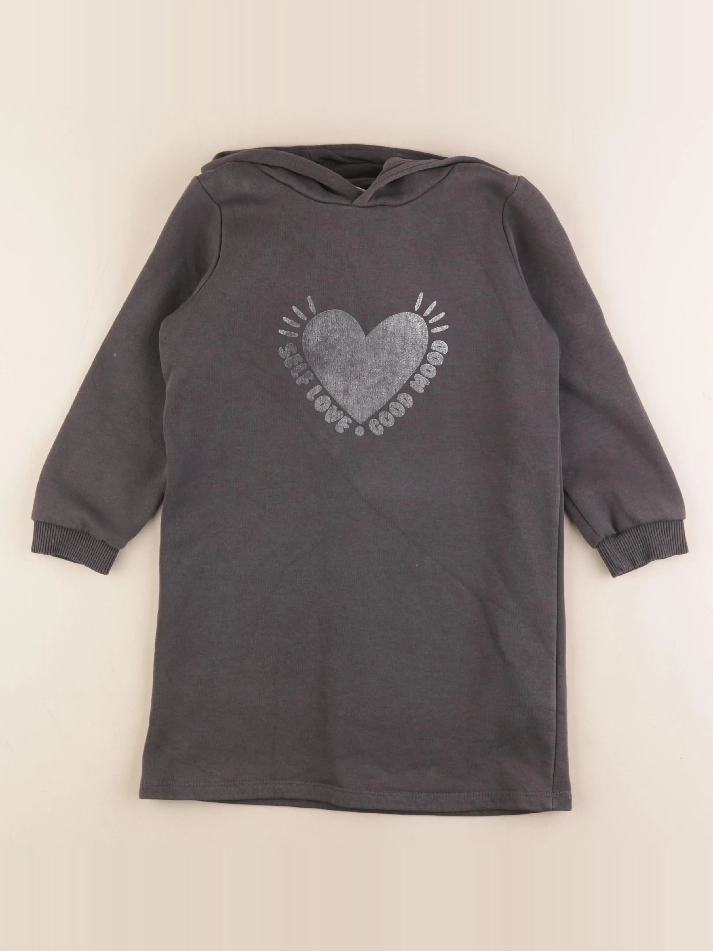Vertbaudet - robe gris - 6 ans