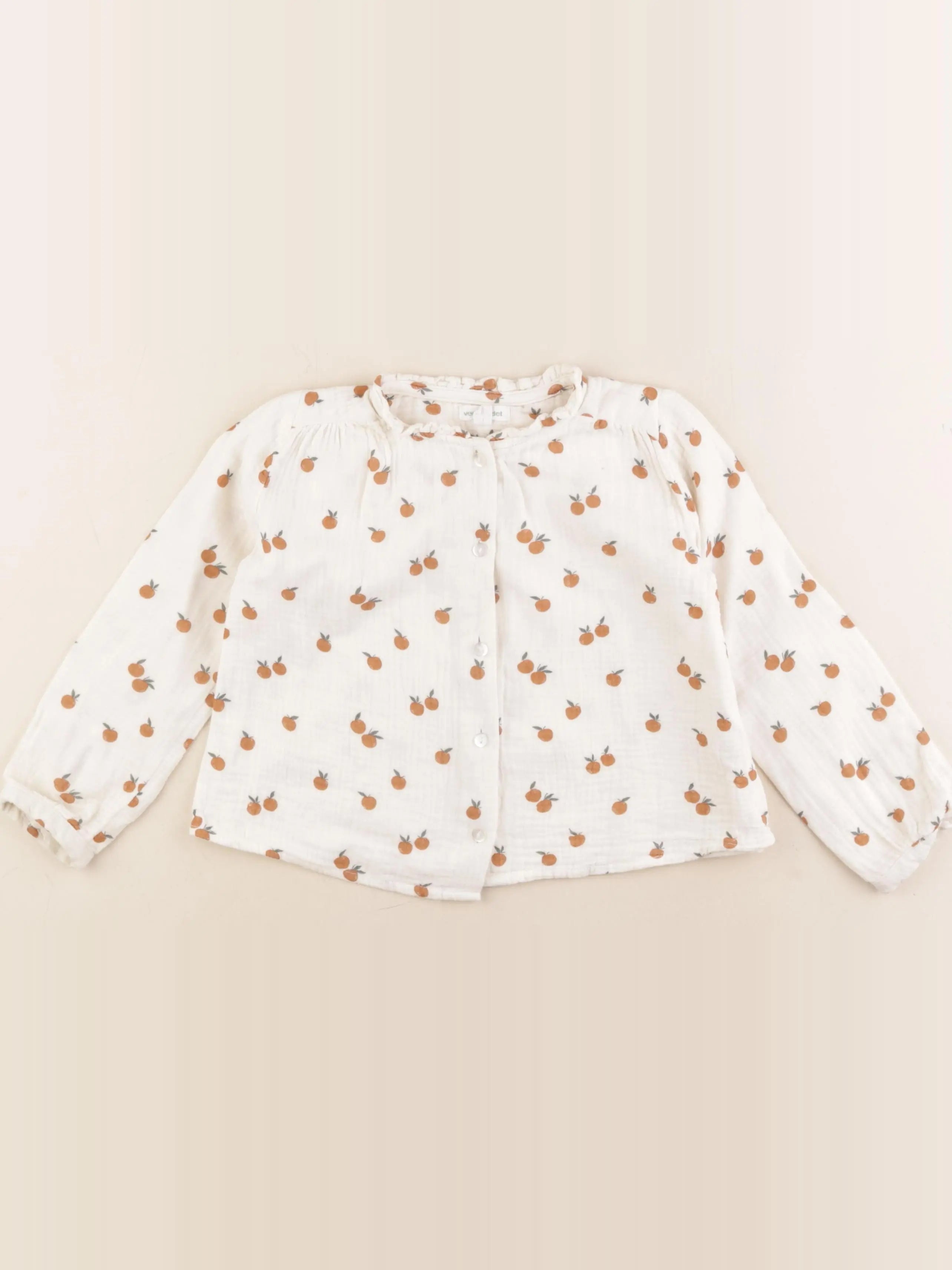 Vertbaudet - blouse beige - 4 ans