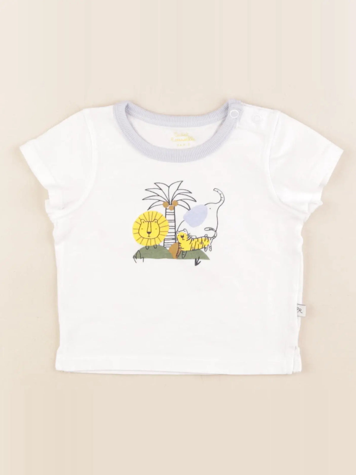 Cadet Rousselle - tee-shirt blanc - 6 mois