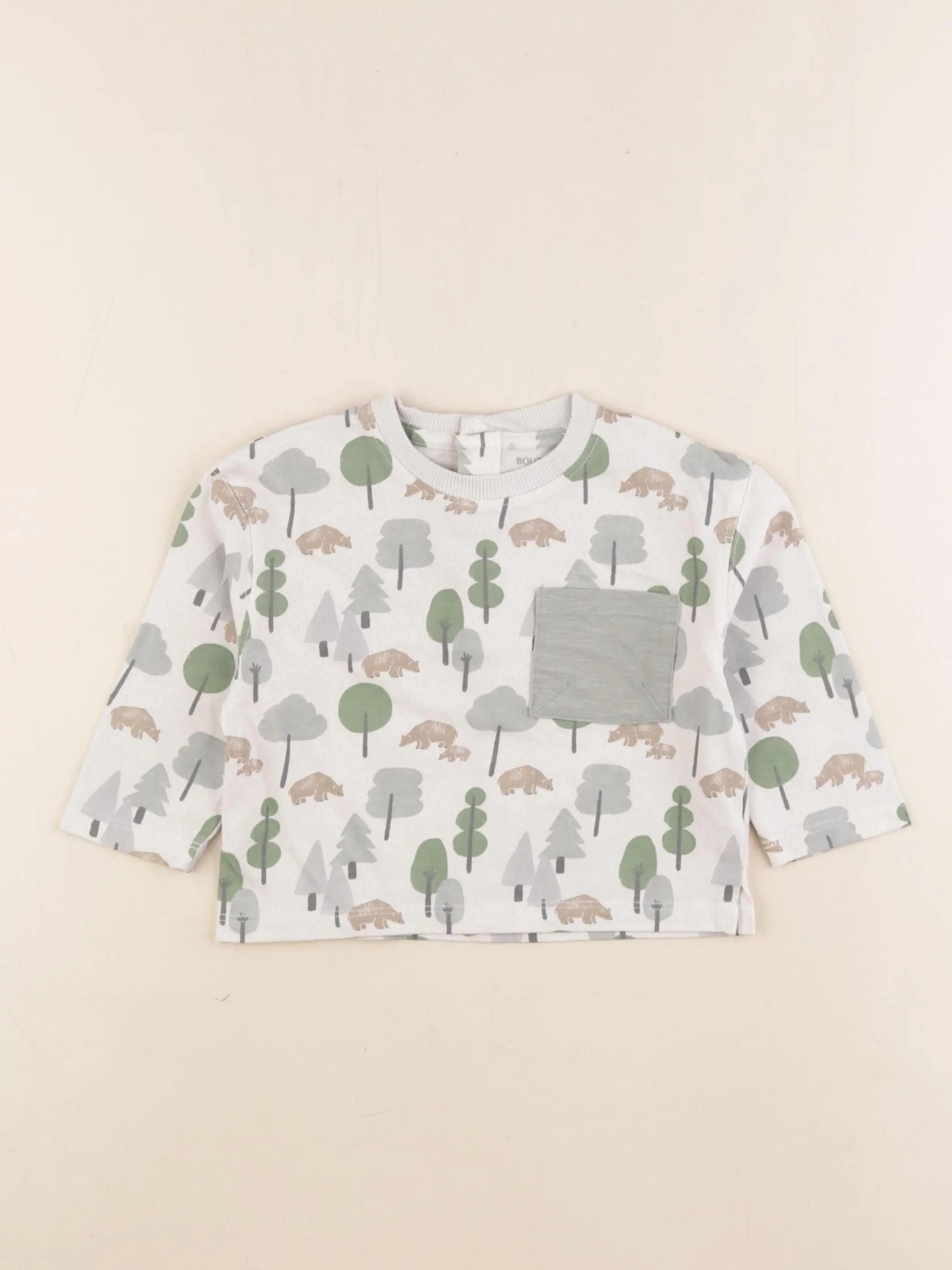 Boutchou - tee-shirt multicolore - 12 mois