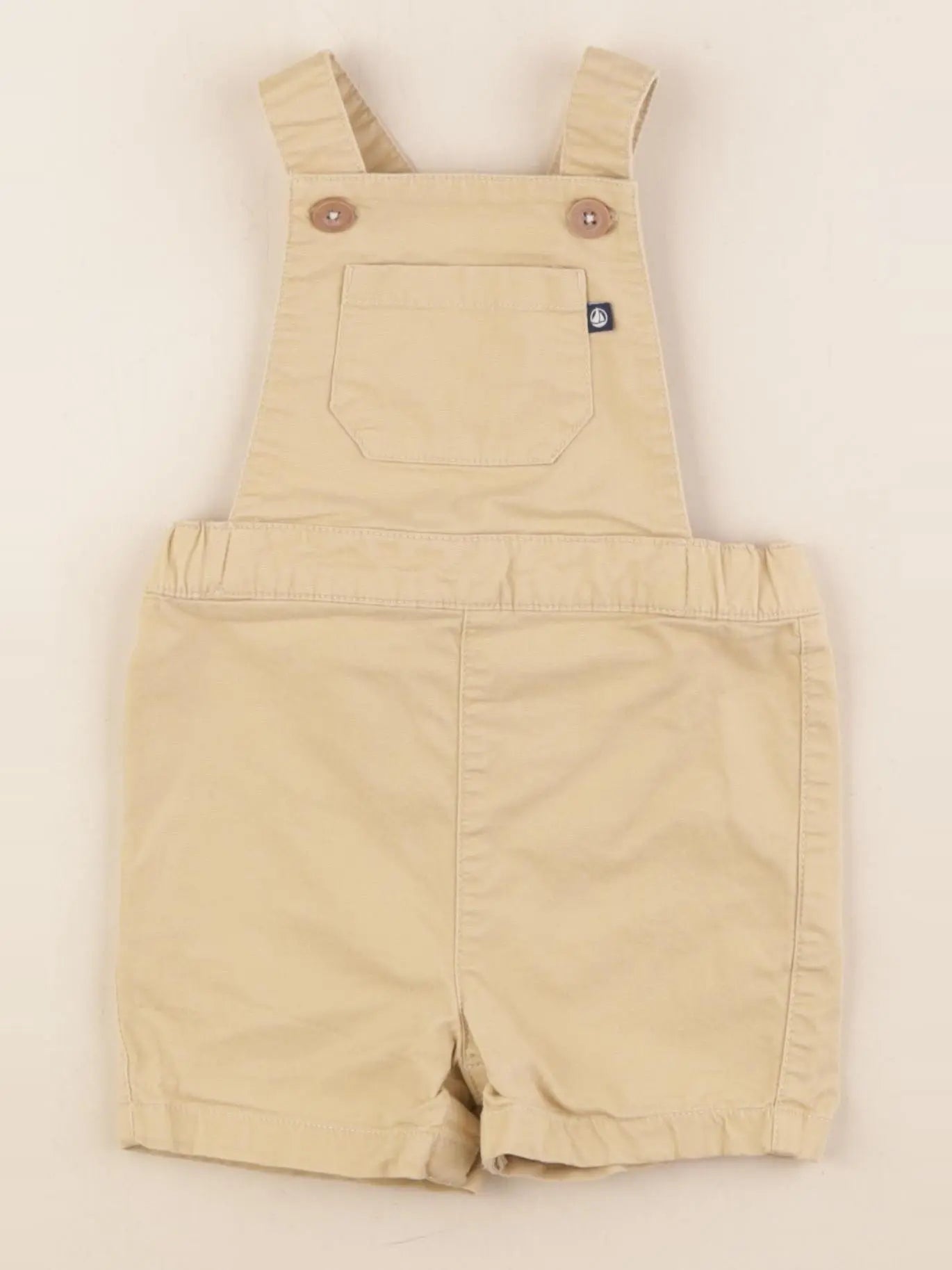 Petit Bateau - salopette beige - 12 mois