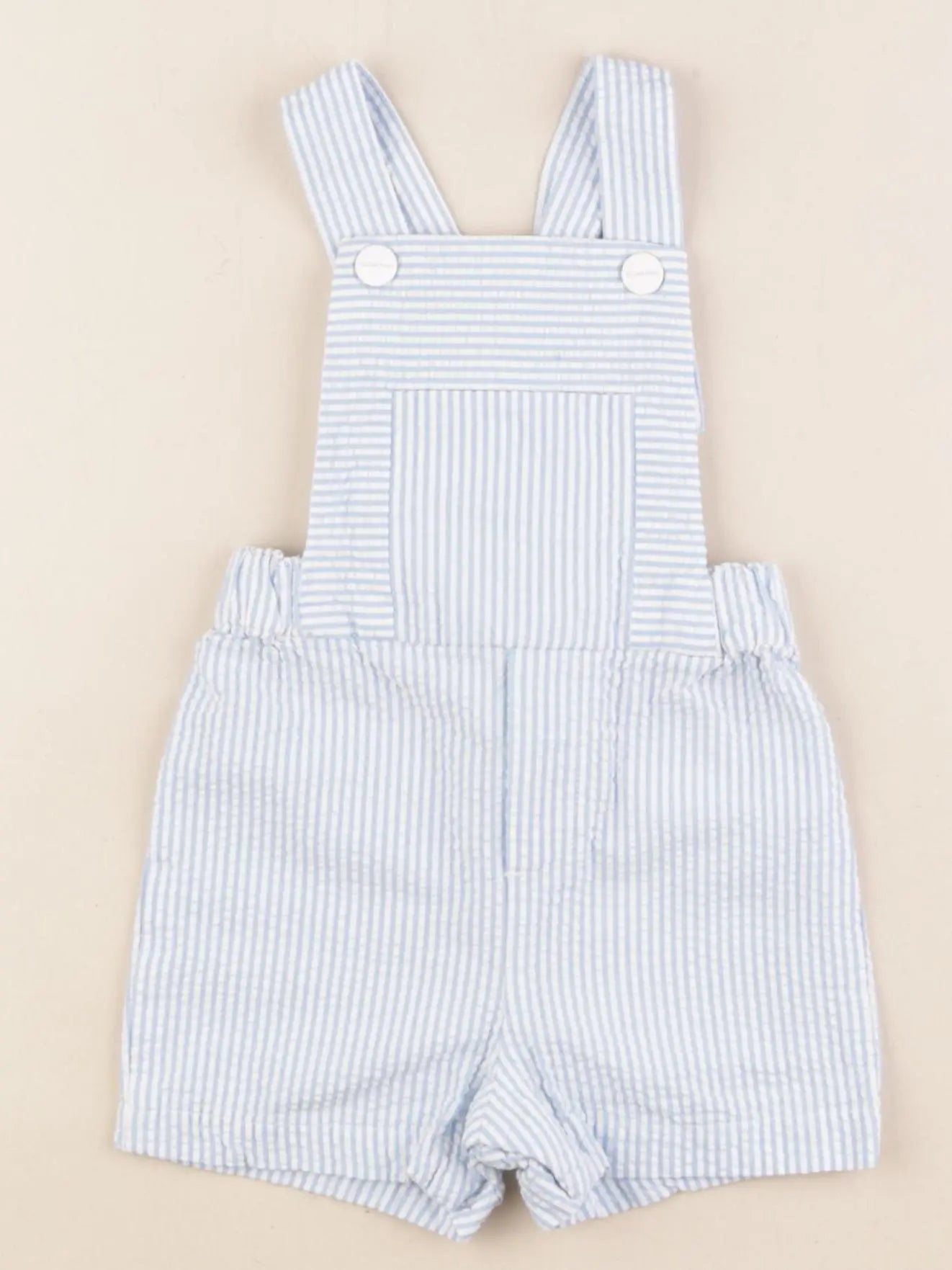 Jacadi - salopette blanc, bleu - 12 mois