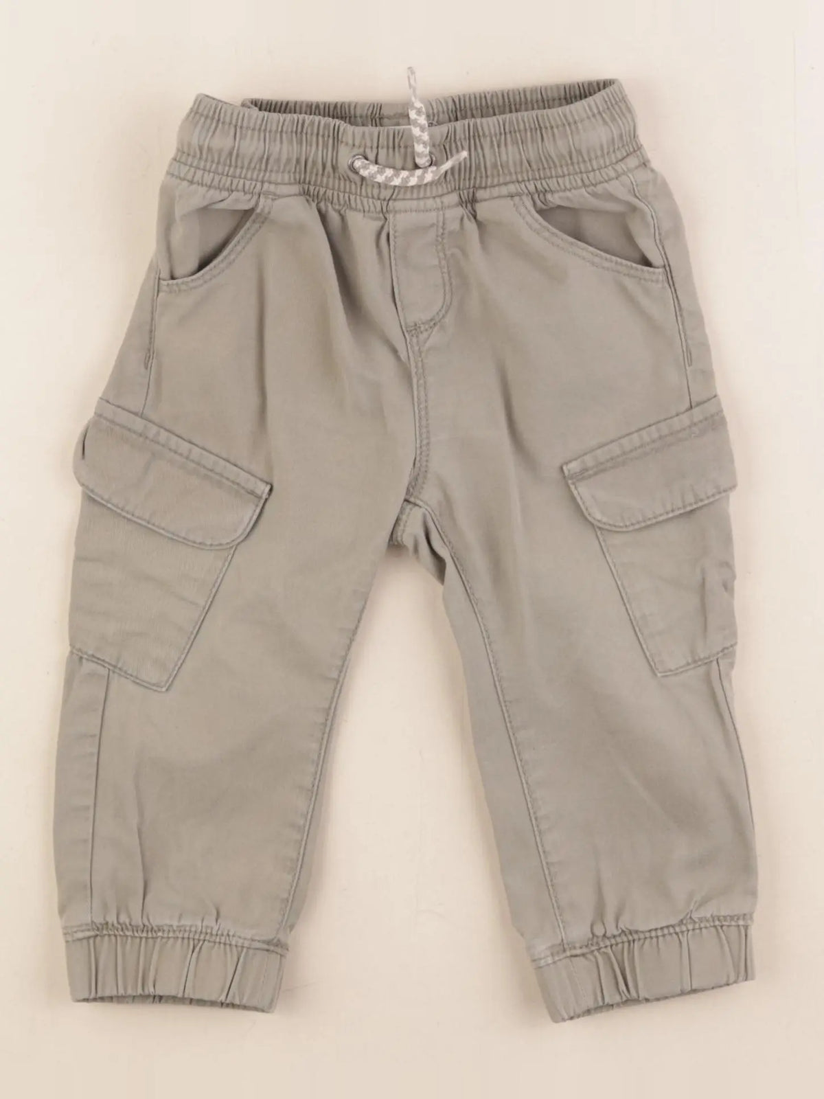 Vertbaudet - pantalon vert - 18 mois