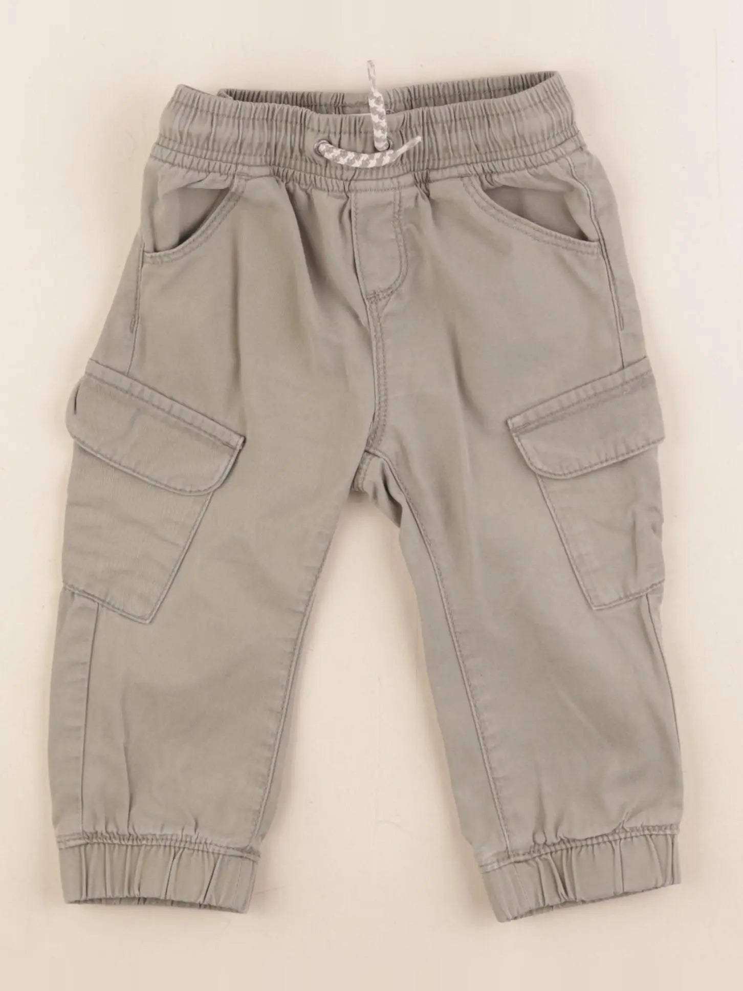 Vertbaudet - pantalon vert - 18 mois