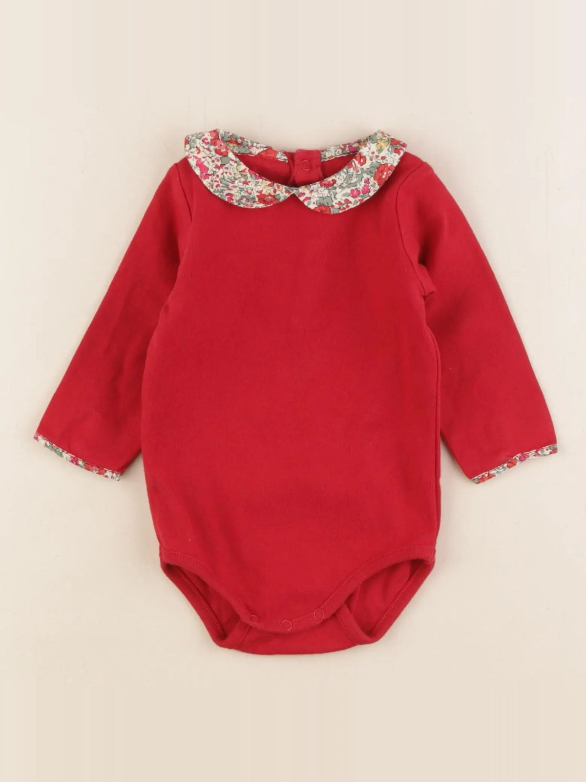 Jacadi - body liberty rouge - 6 mois