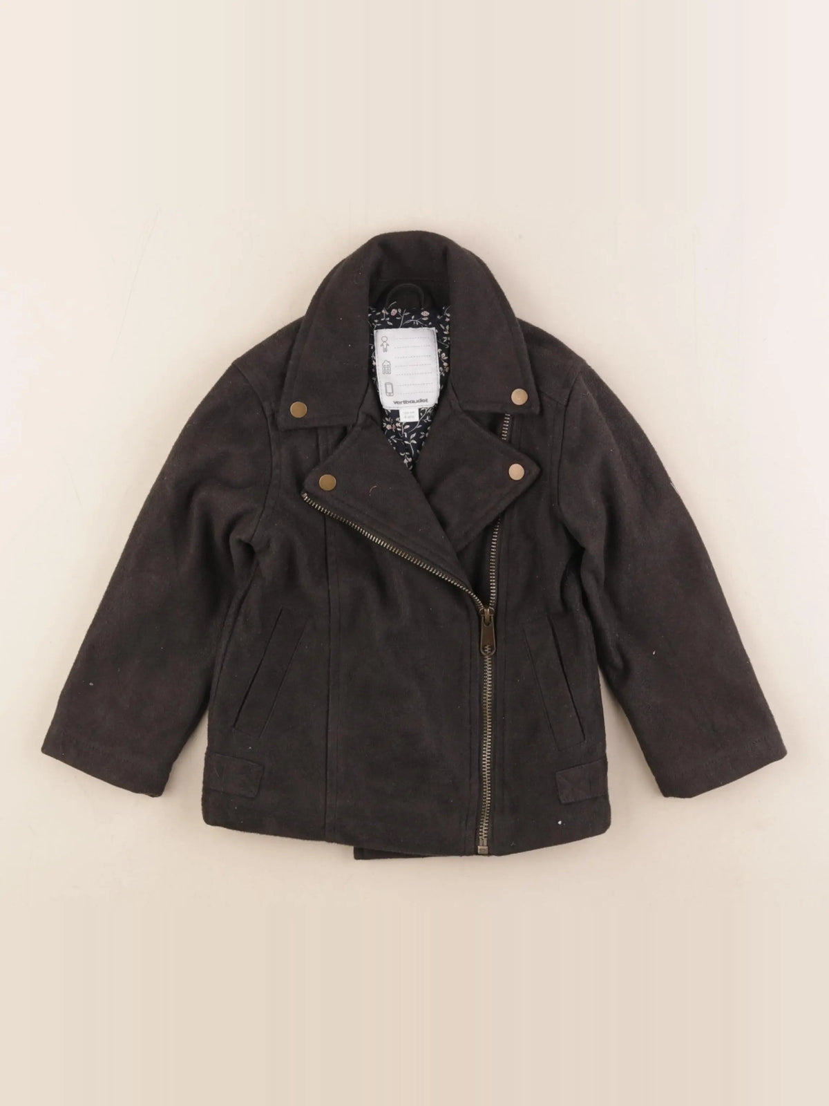 Vertbaudet - veste gris - 4 ans