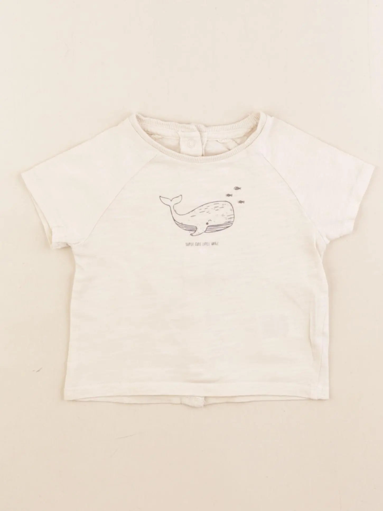 Vertbaudet - tee-shirt blanc - 6 mois