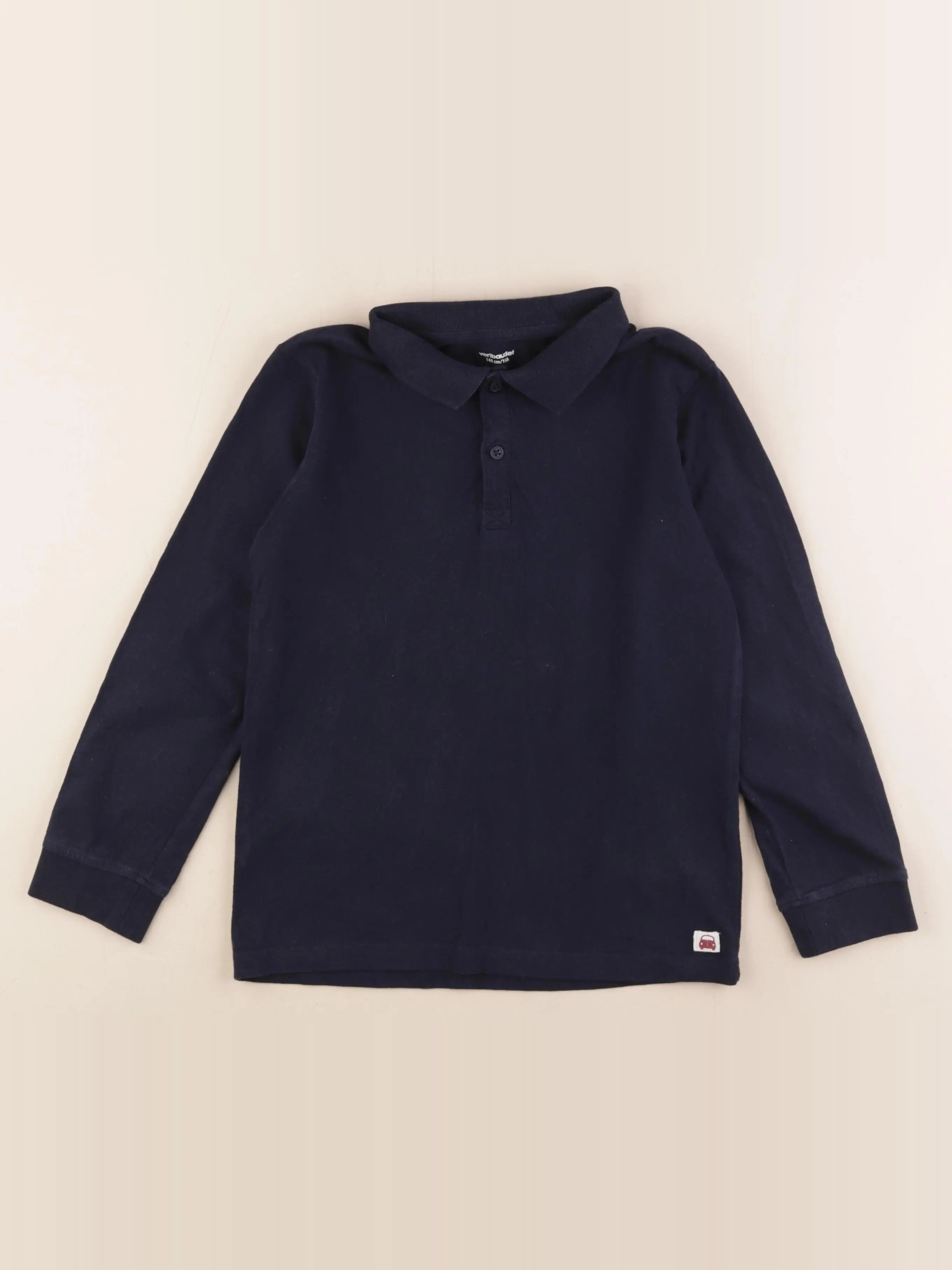 Vertbaudet - polo bleu - 10 ans