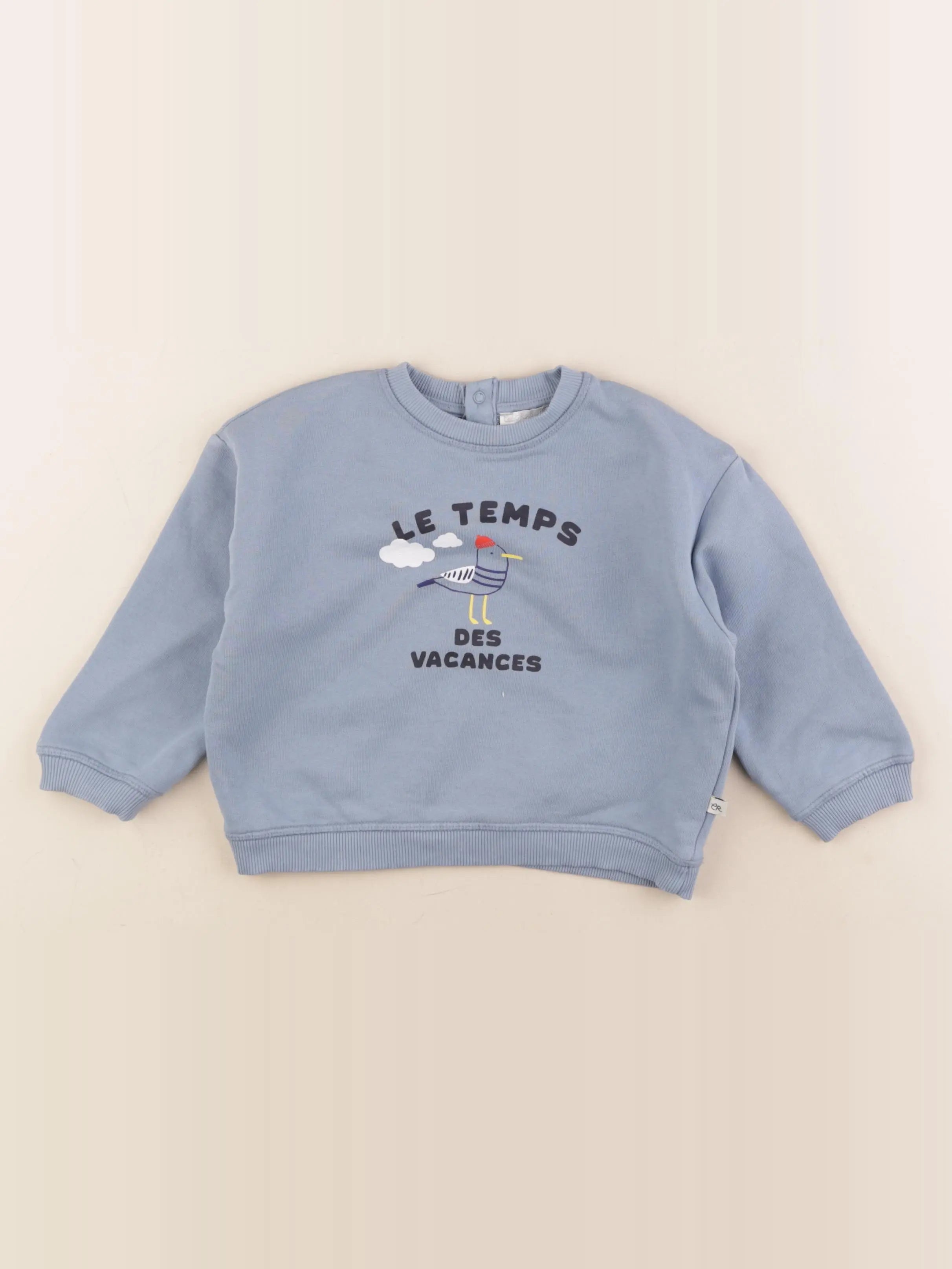Cadet Rousselle - sweat bleu - 36 mois