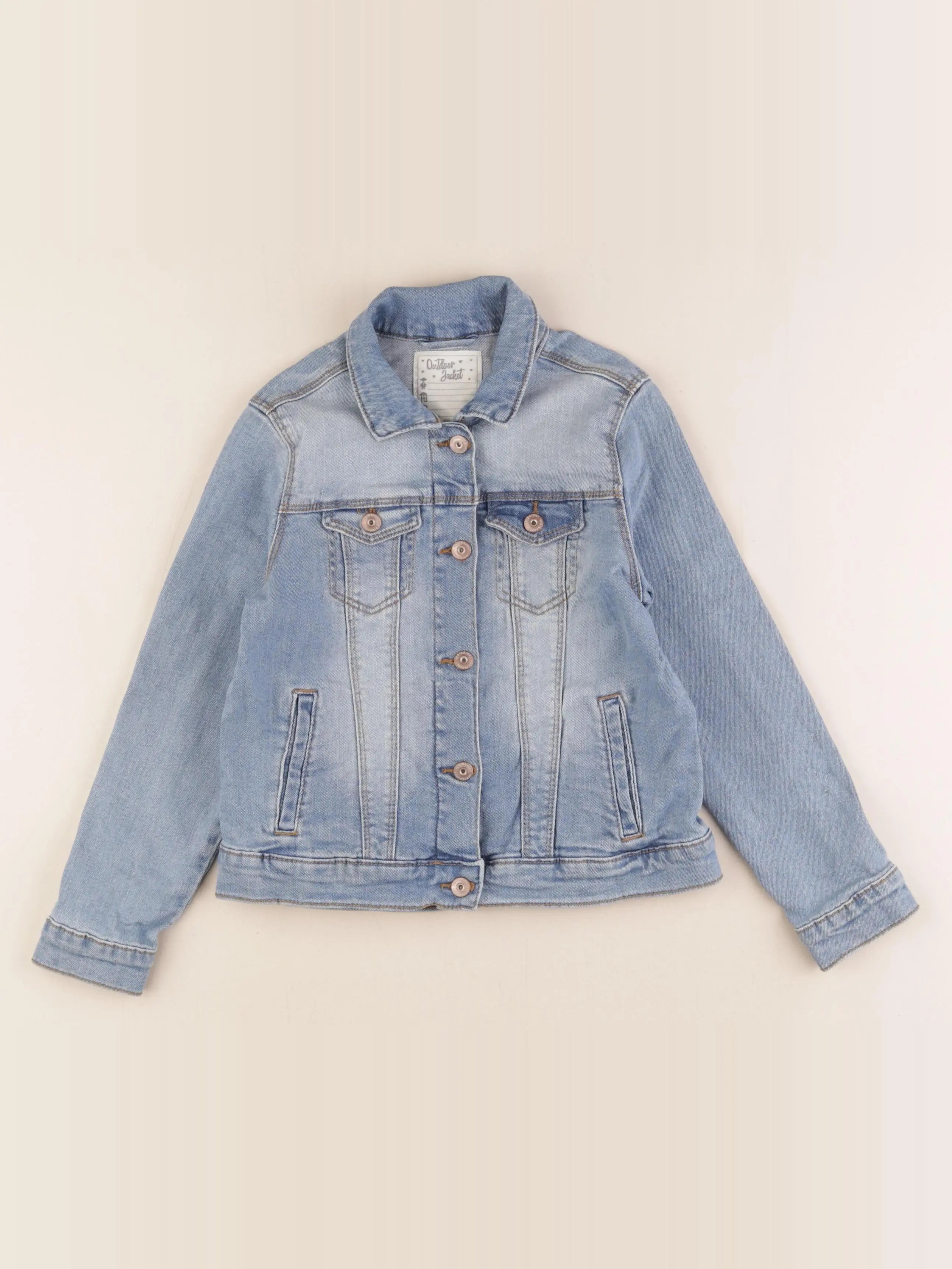 Vertbaudet - veste bleu - 7 ans