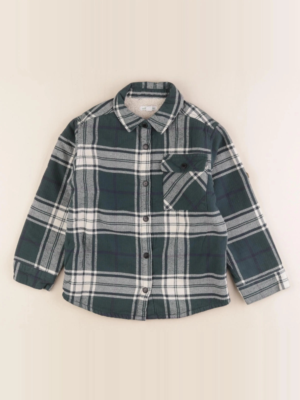 Vertbaudet - chemise vert - 6 ans