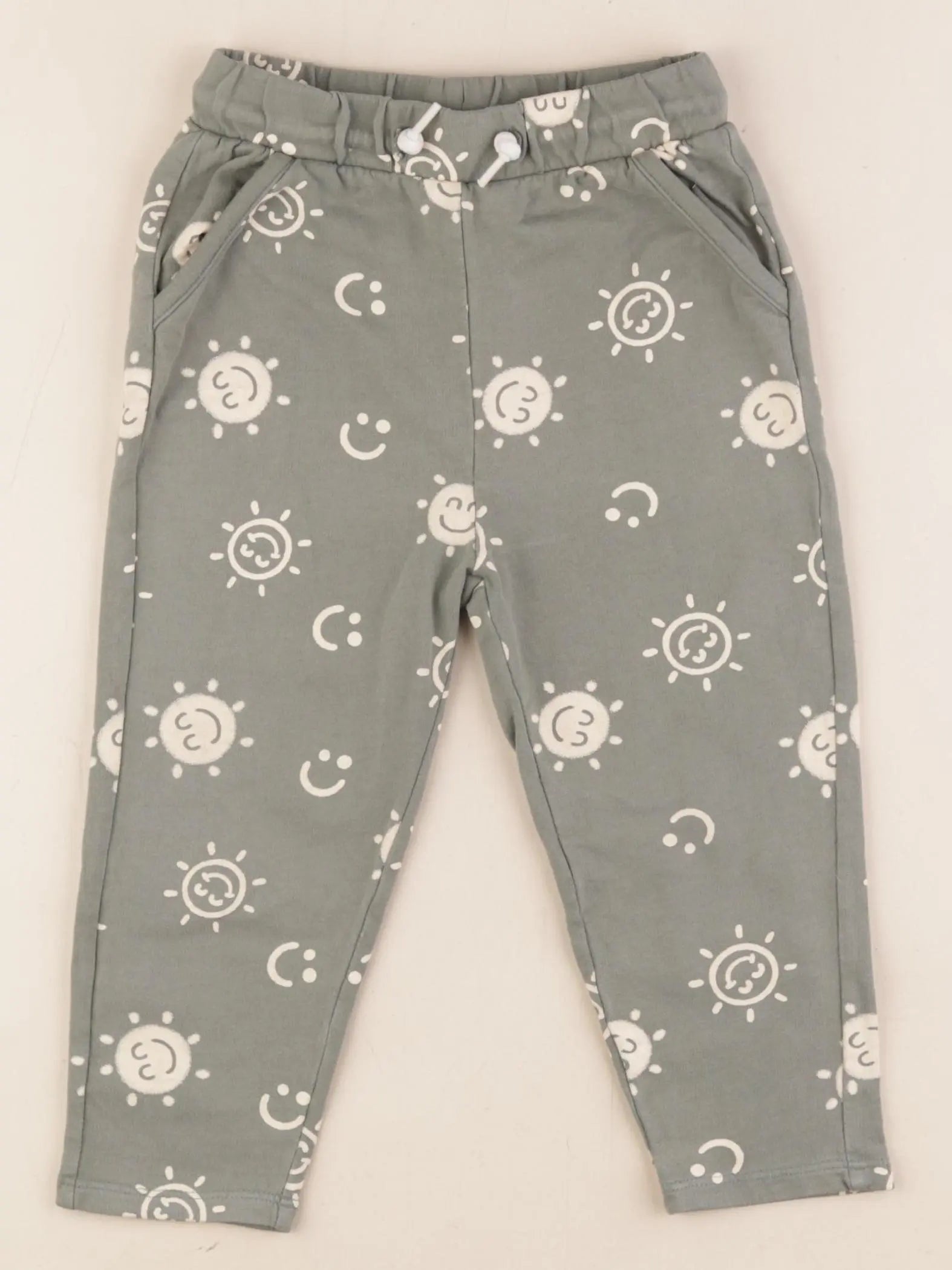 Vertbaudet - pantalon vert - 3 ans