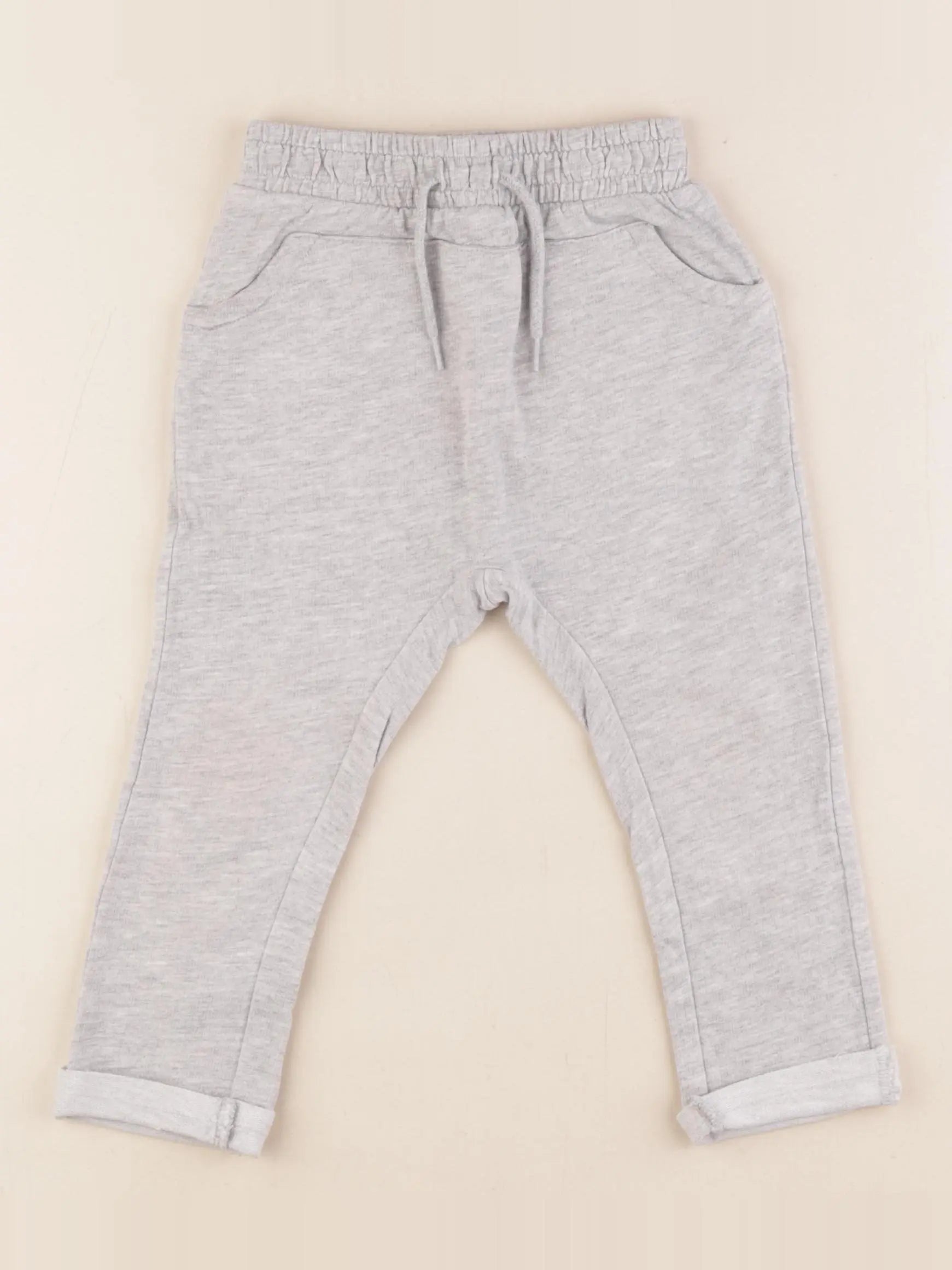 Vertbaudet - sarouel gris - 24 mois