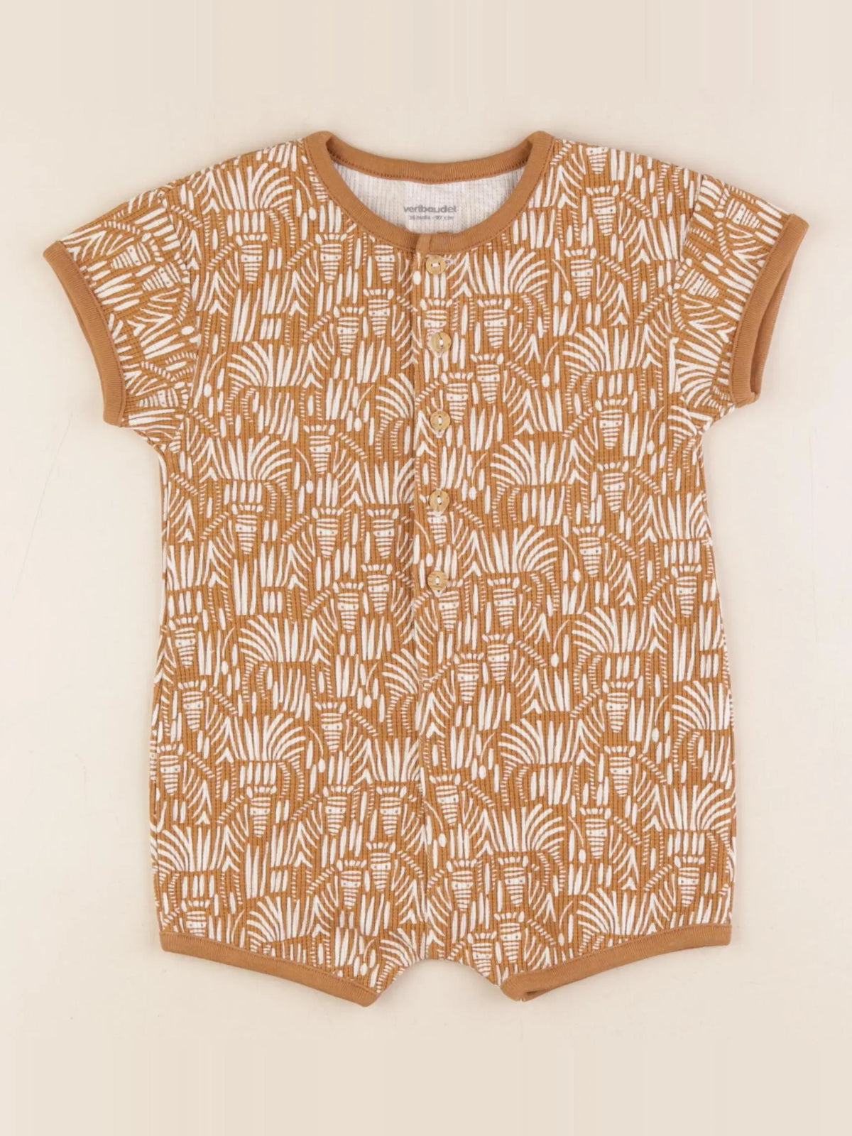 Vertbaudet - combinaison marron - 36 mois