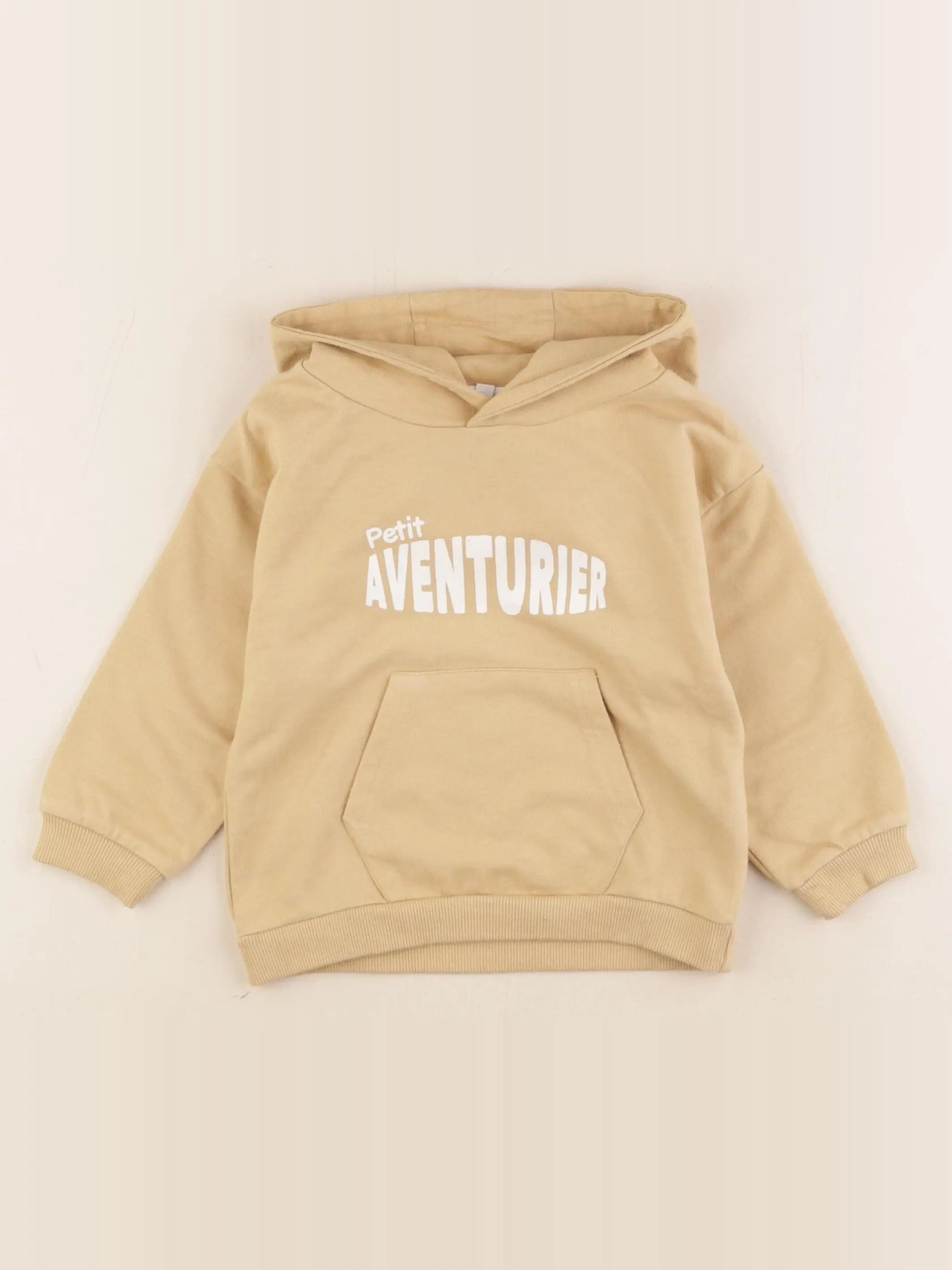 Vertbaudet - sweat jaune - 2 ans