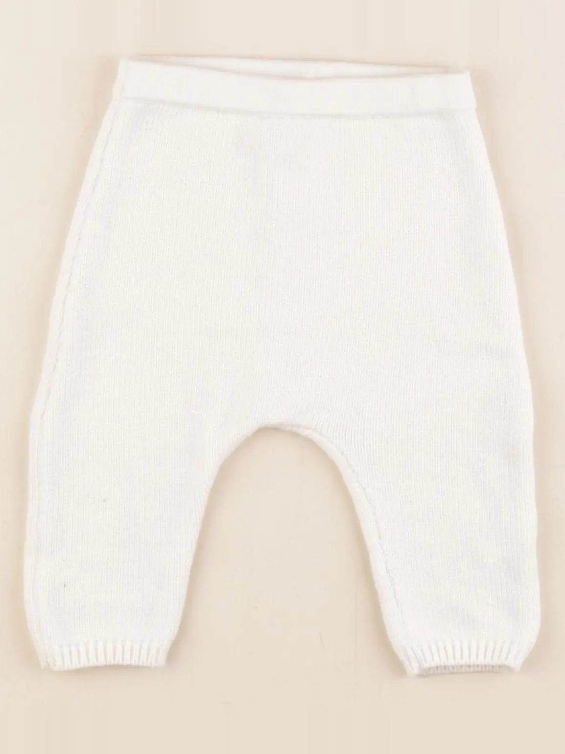 Petit Bateau - legging blanc - 3 mois