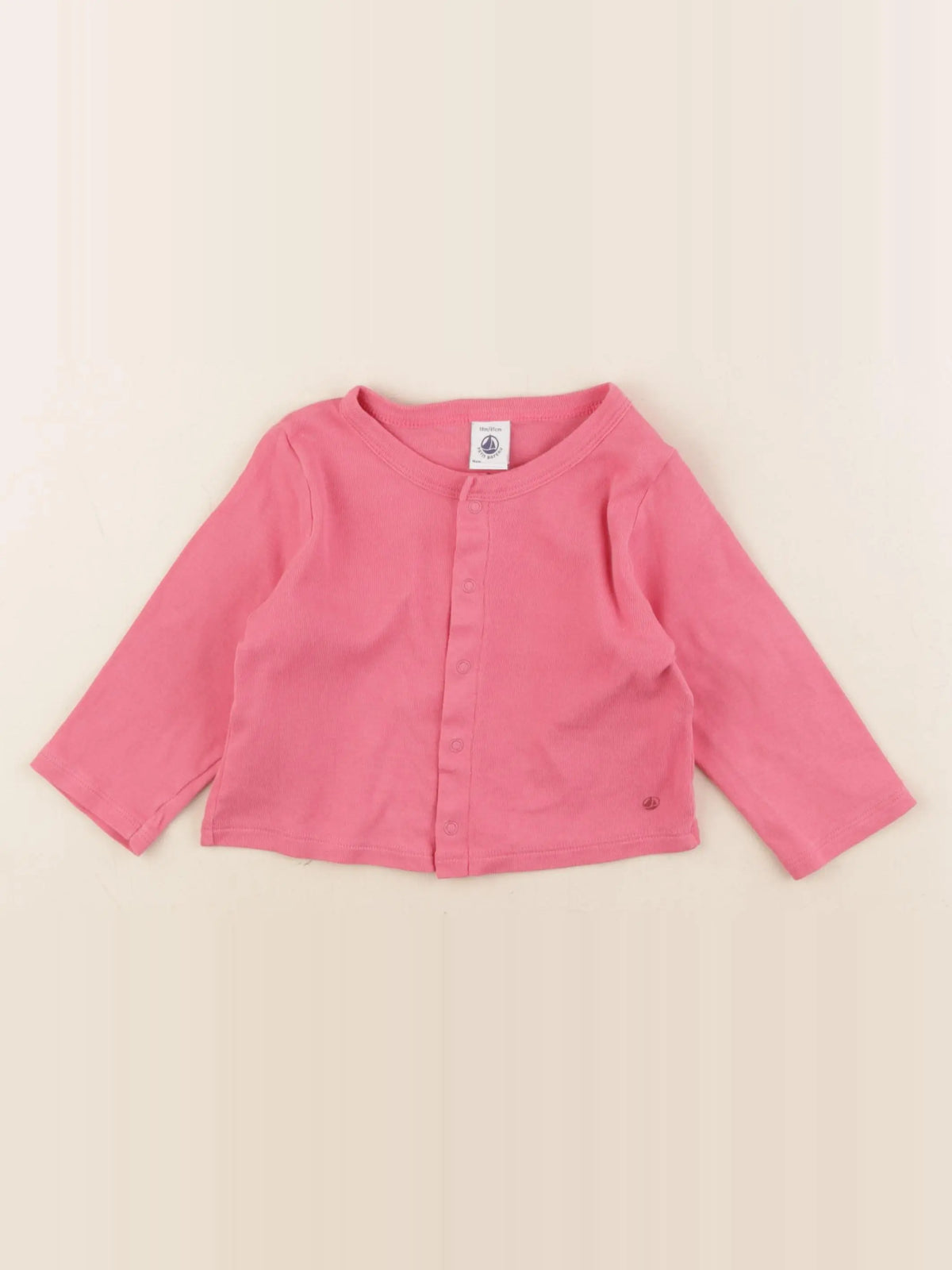 Petit Bateau - tee-shirt rose - 18 mois