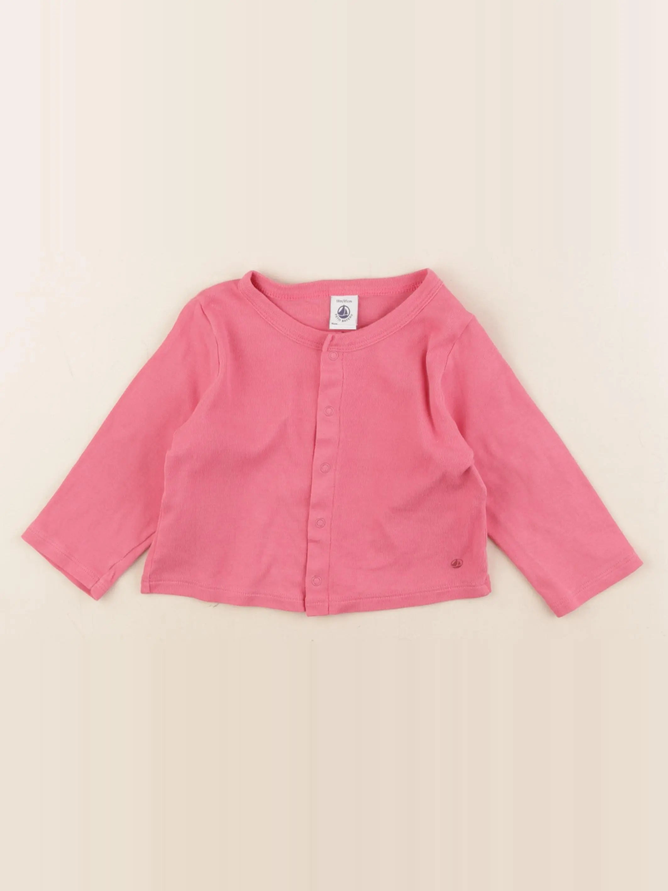 Petit Bateau - tee-shirt rose - 18 mois