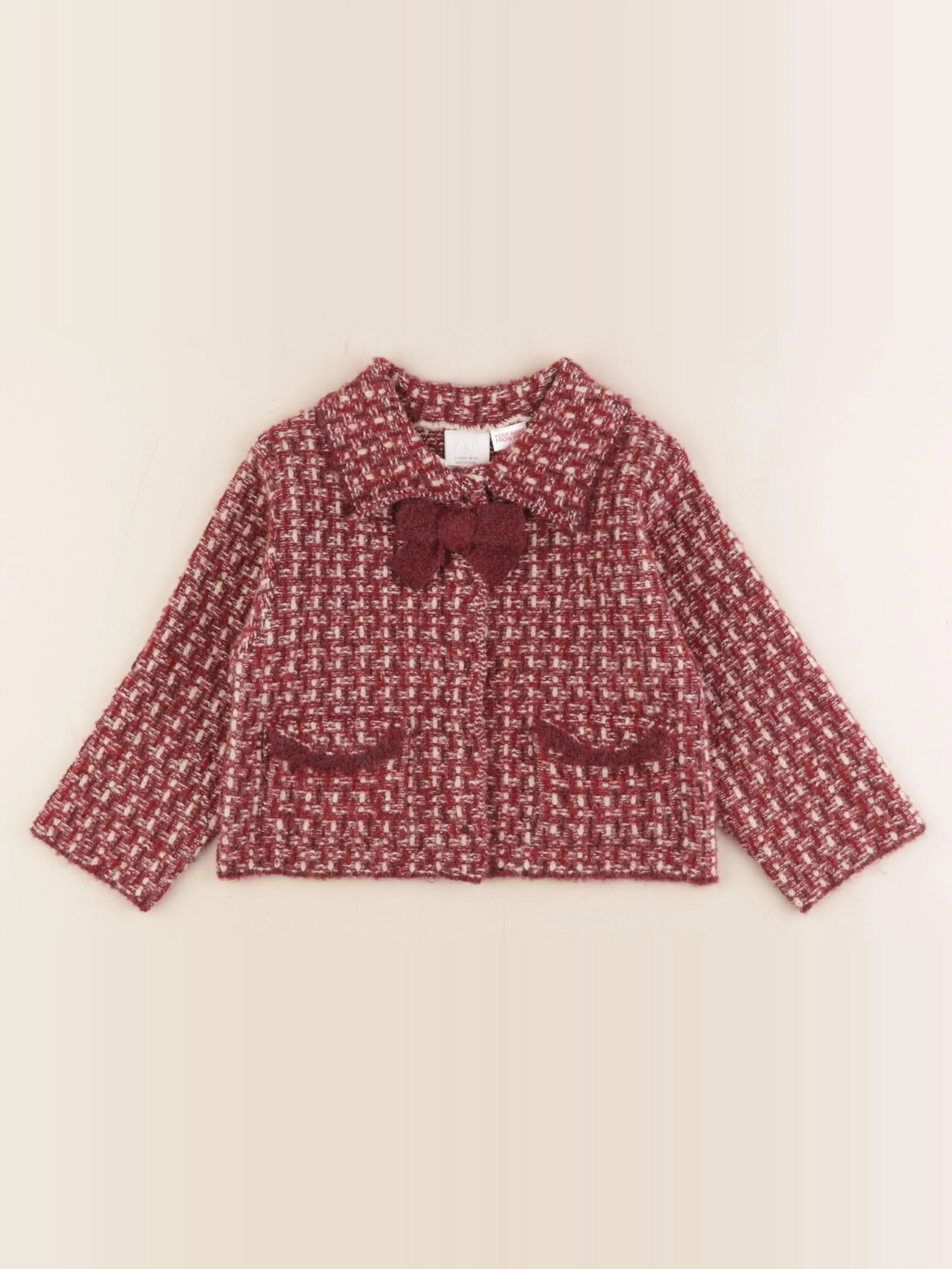 Zara - veste rouge - 3 ans