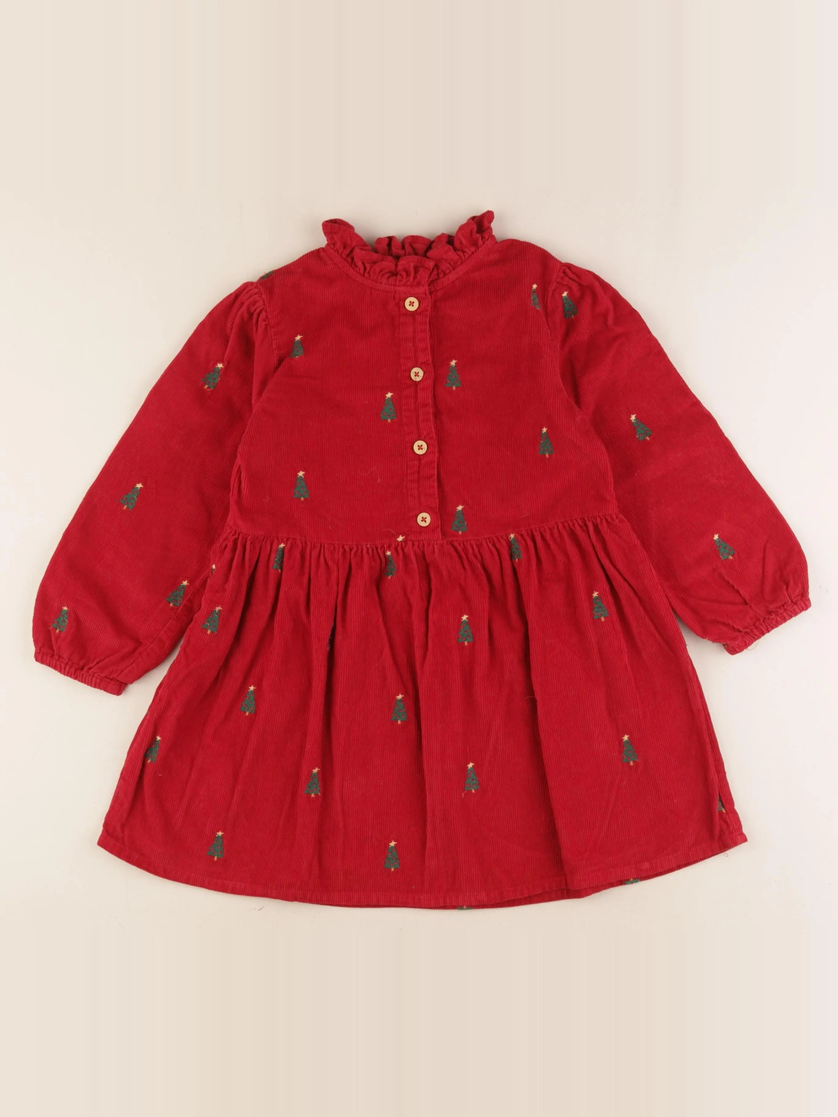 Monoprix - robe rouge - 5 ans