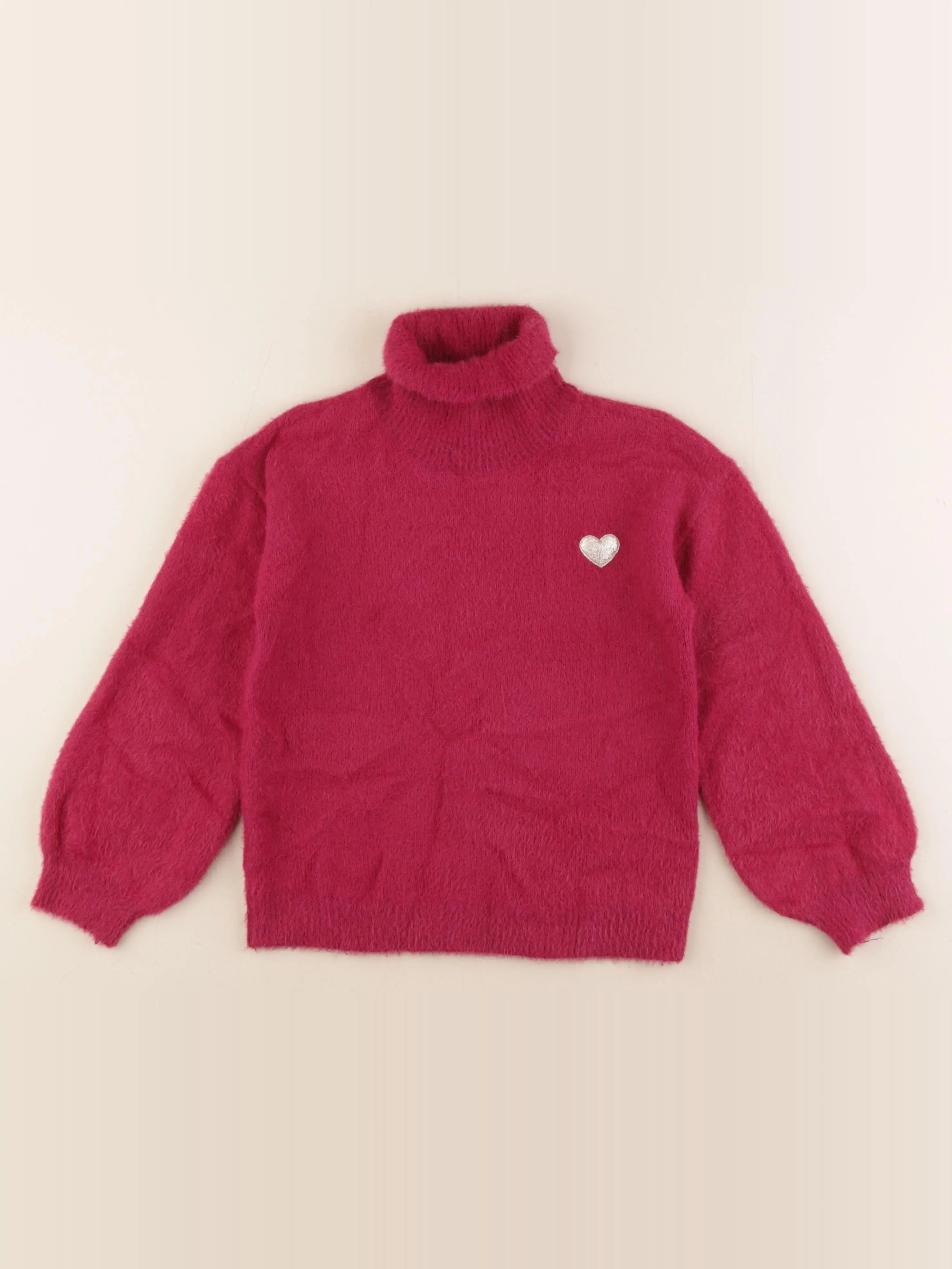 Vertbaudet - pull rose - 8 ans