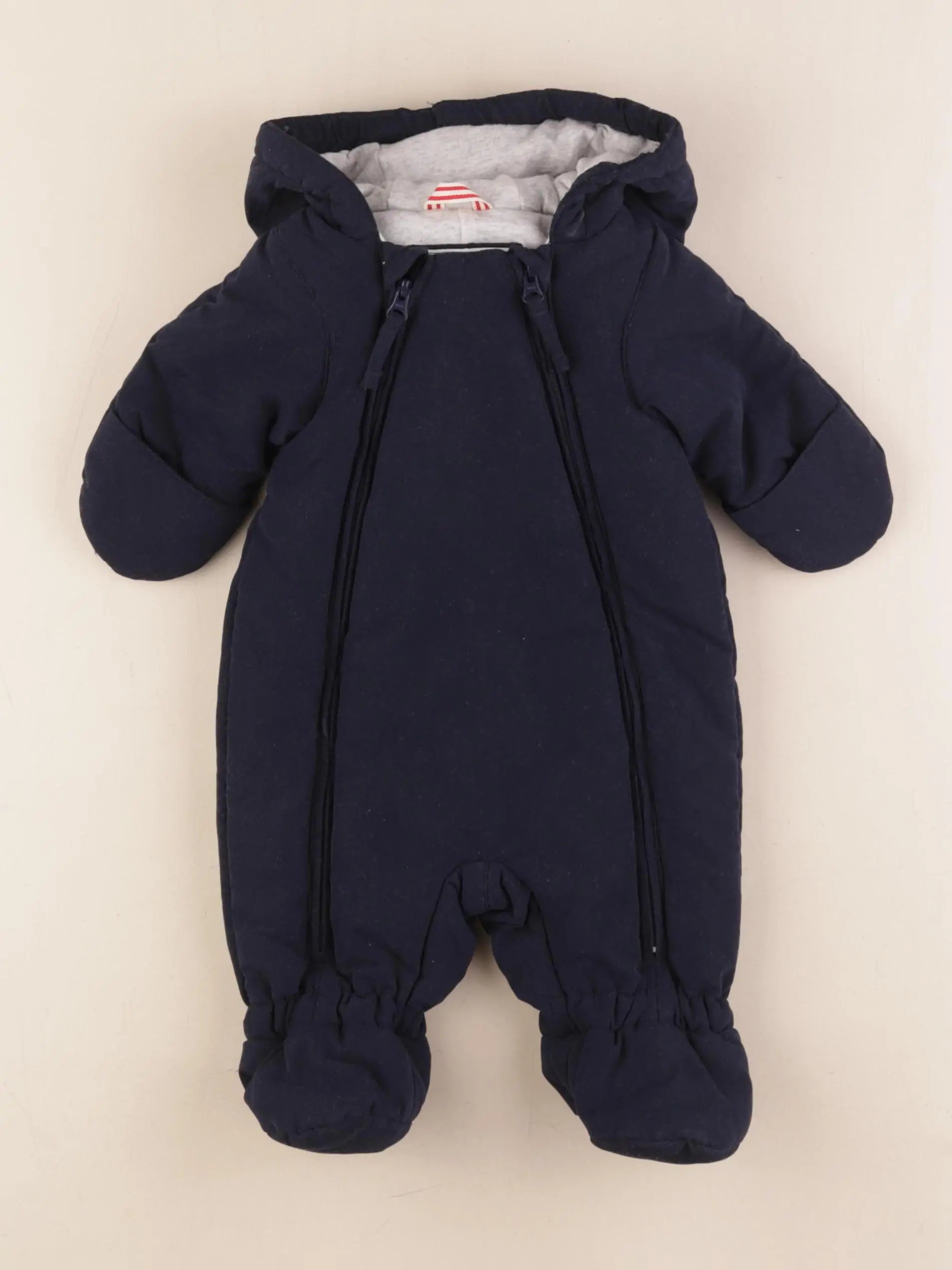 Petit Bateau - combi-pilote bleu - 1 mois