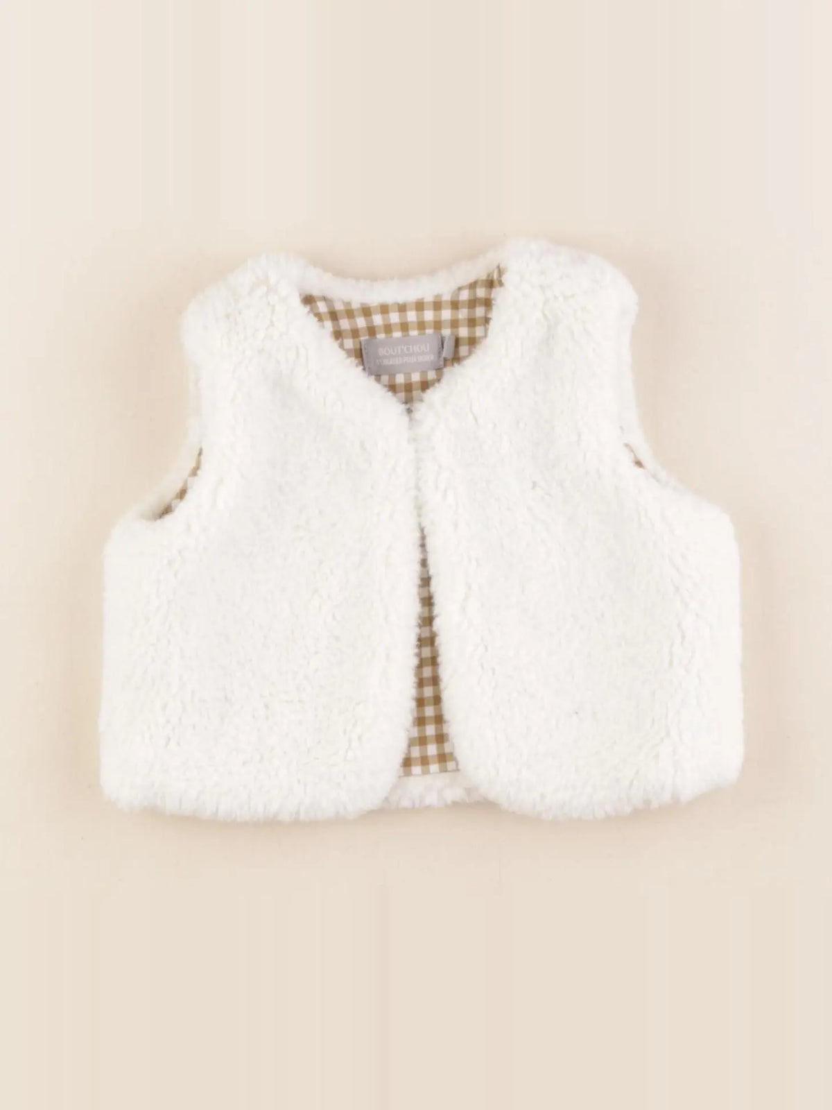 Boutchou - gilet beige - 6 mois