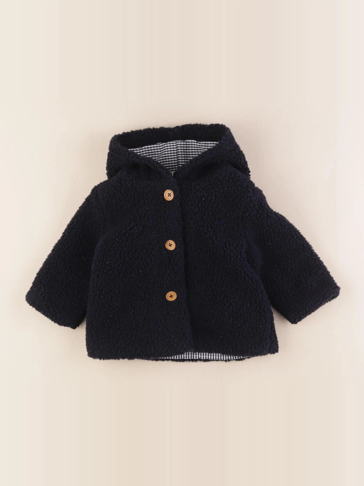 Cyrillus - veste doublé bleu - 6 mois