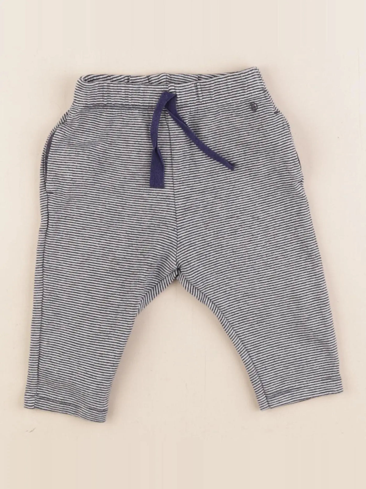 Petit Bateau - jogging bleu - 6 mois