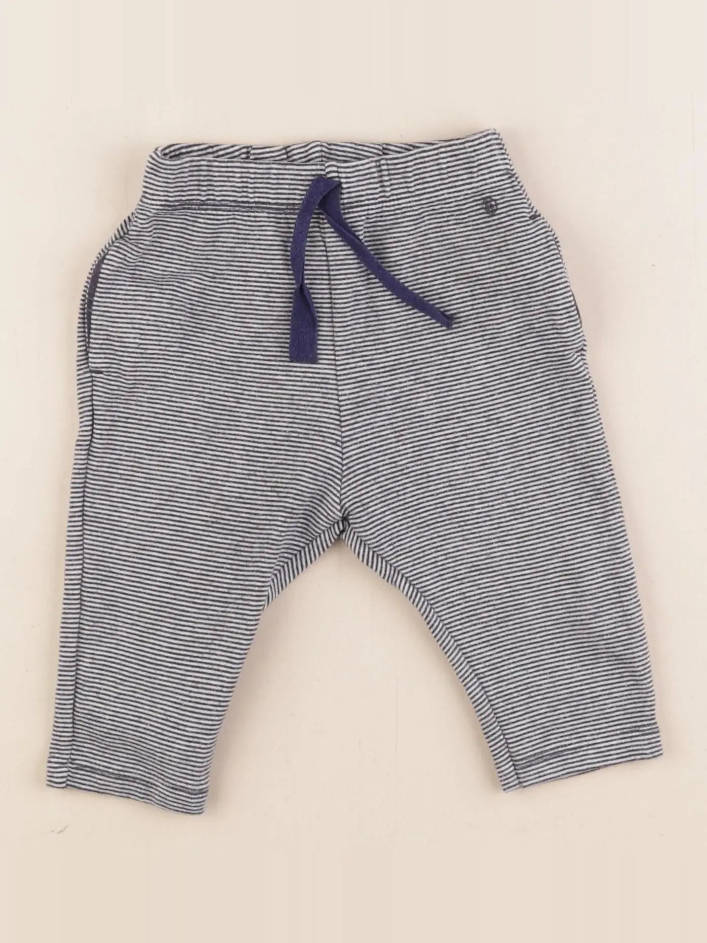 Petit Bateau - jogging bleu - 6 mois