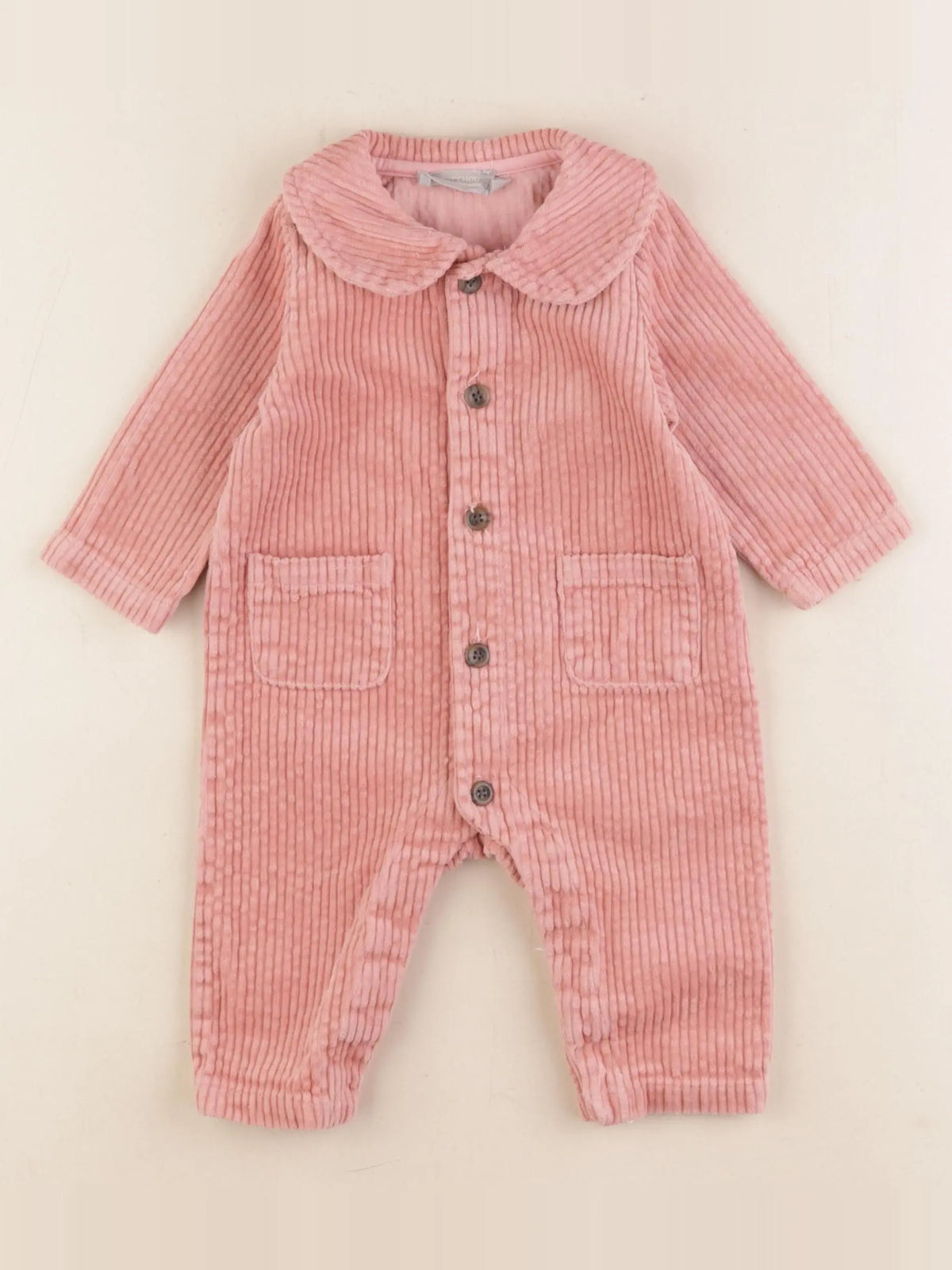 Boutchou - combinaison rose - 6 mois