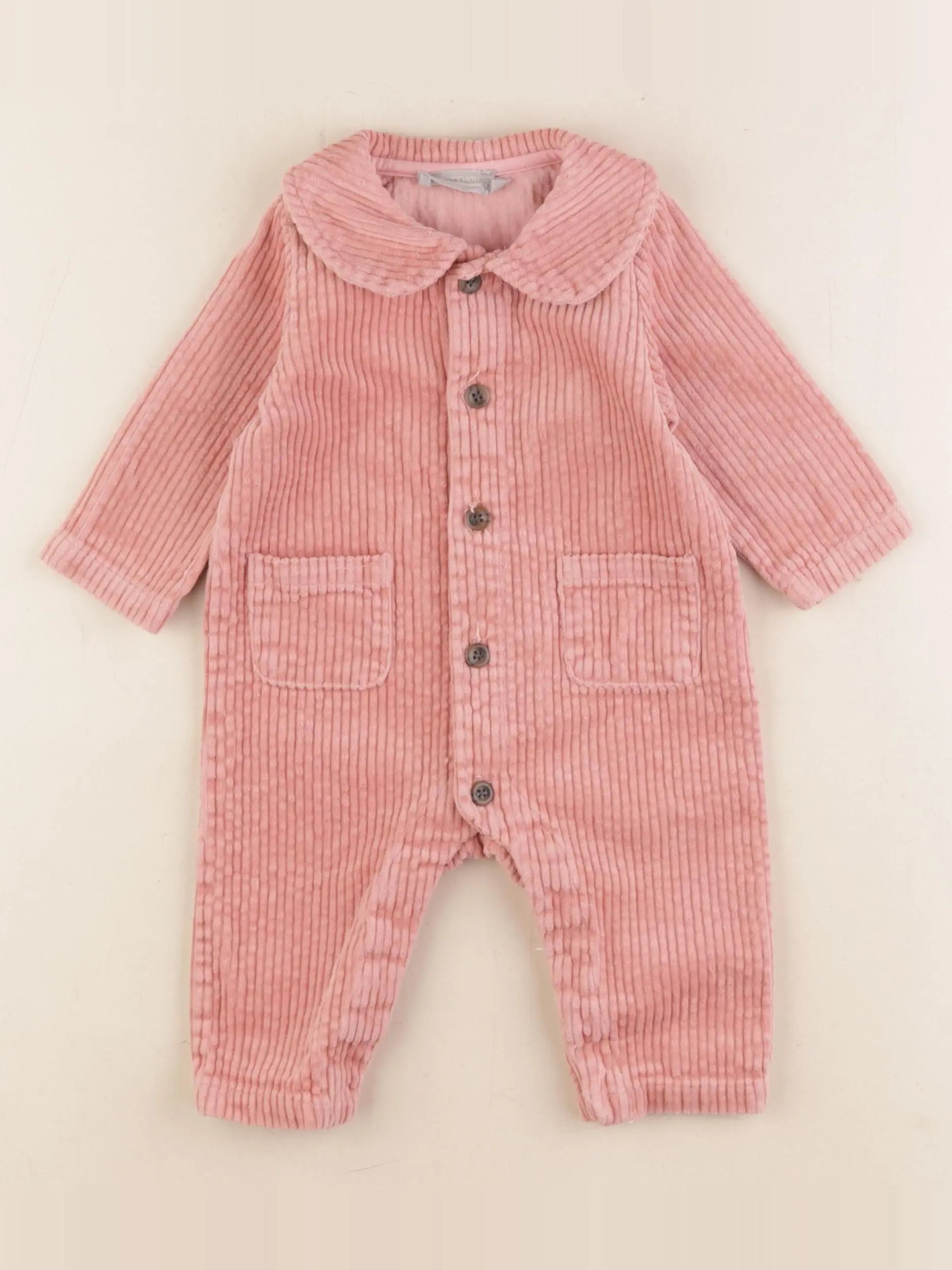 Boutchou - combinaison rose - 6 mois