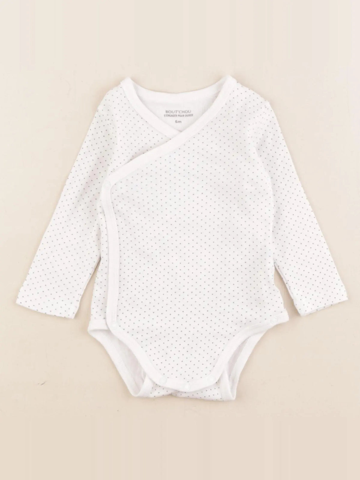 Boutchou - body blanc - 6 mois