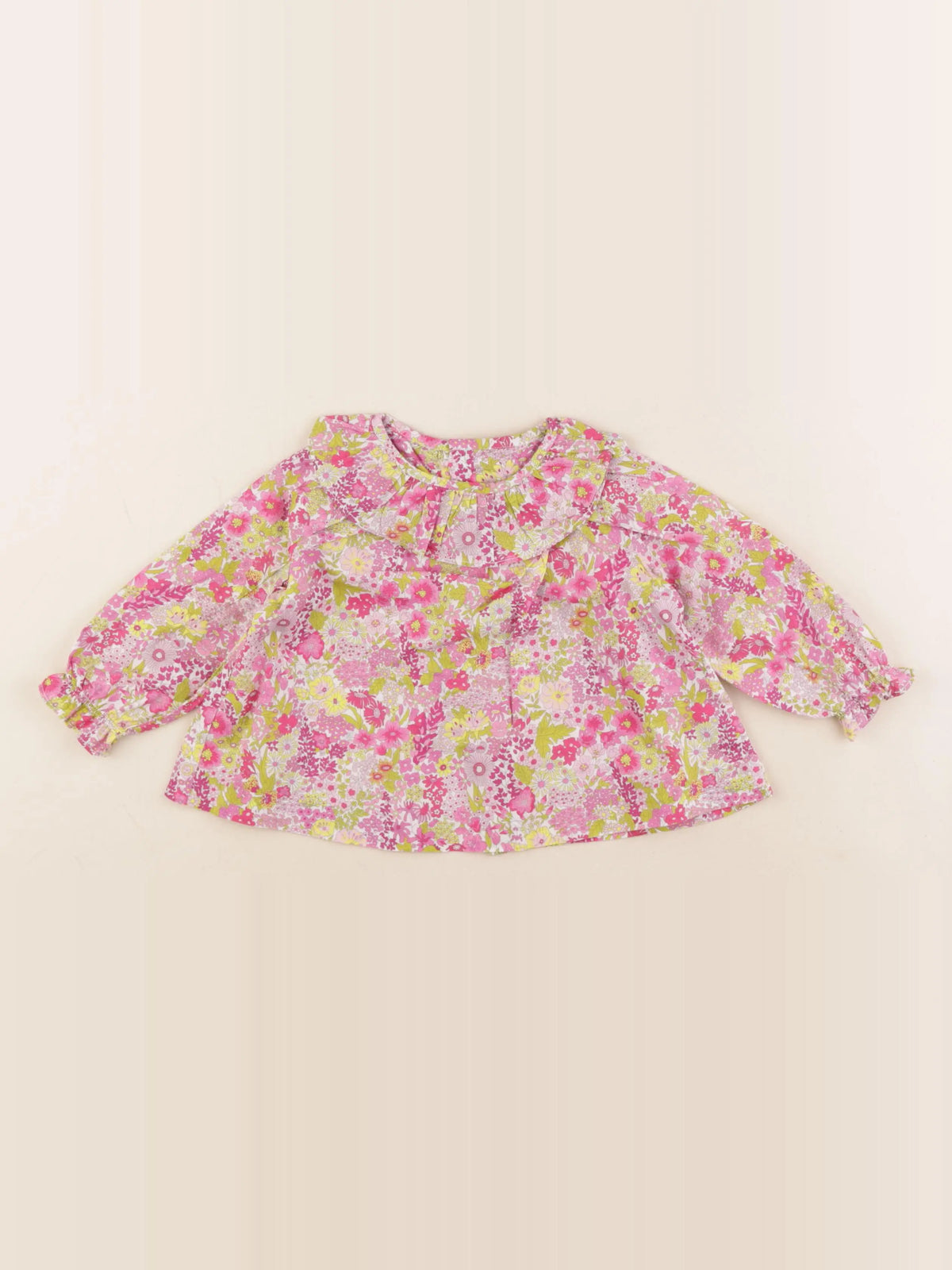 Jacadi - blouse liberty multicolore - 18 mois