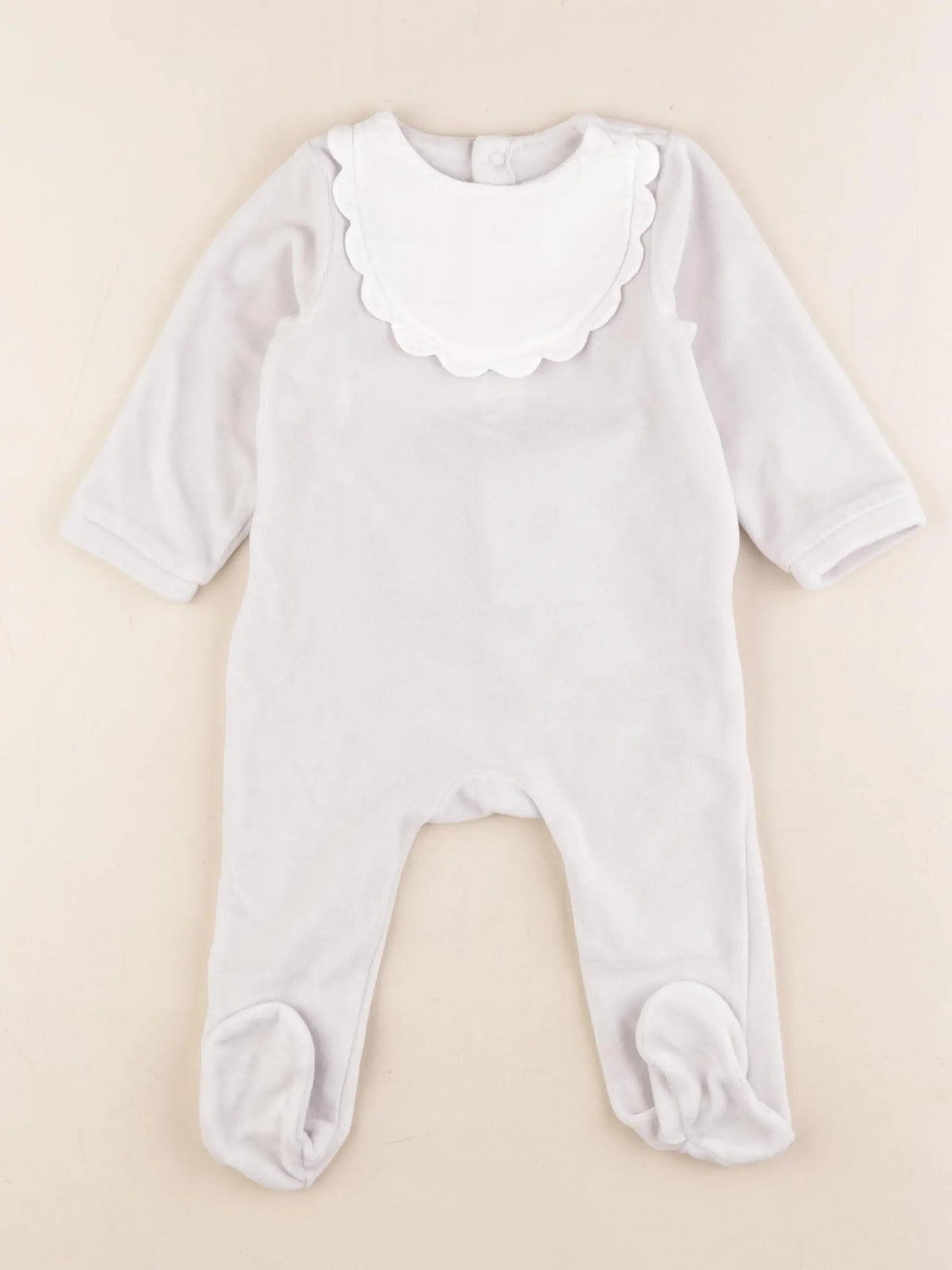 Jacadi - pyjama velours gris - 12 mois